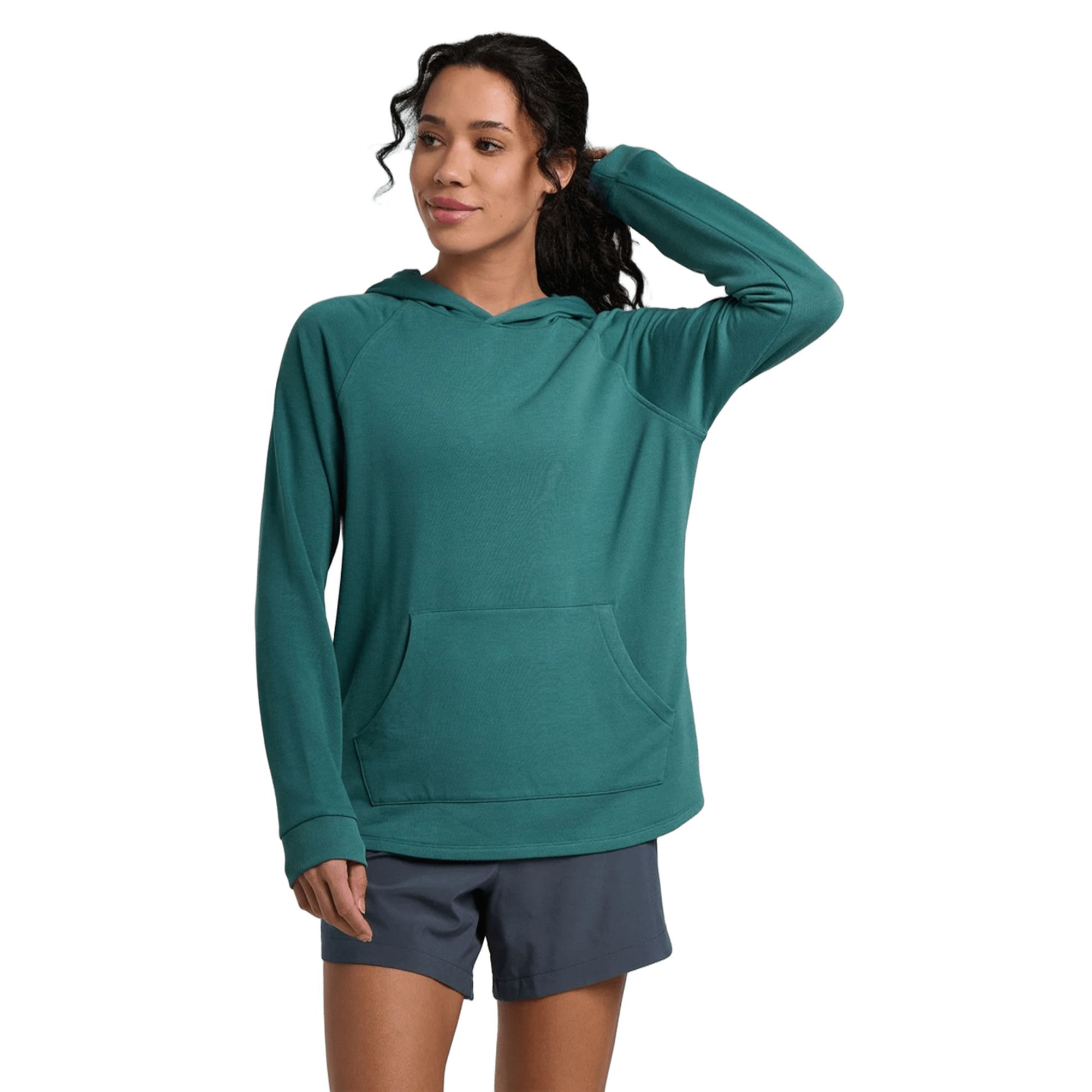 Free-Fly-Bamboo-Lightweight-Fleece-Hoodie---Women-s-Sea-Pine
