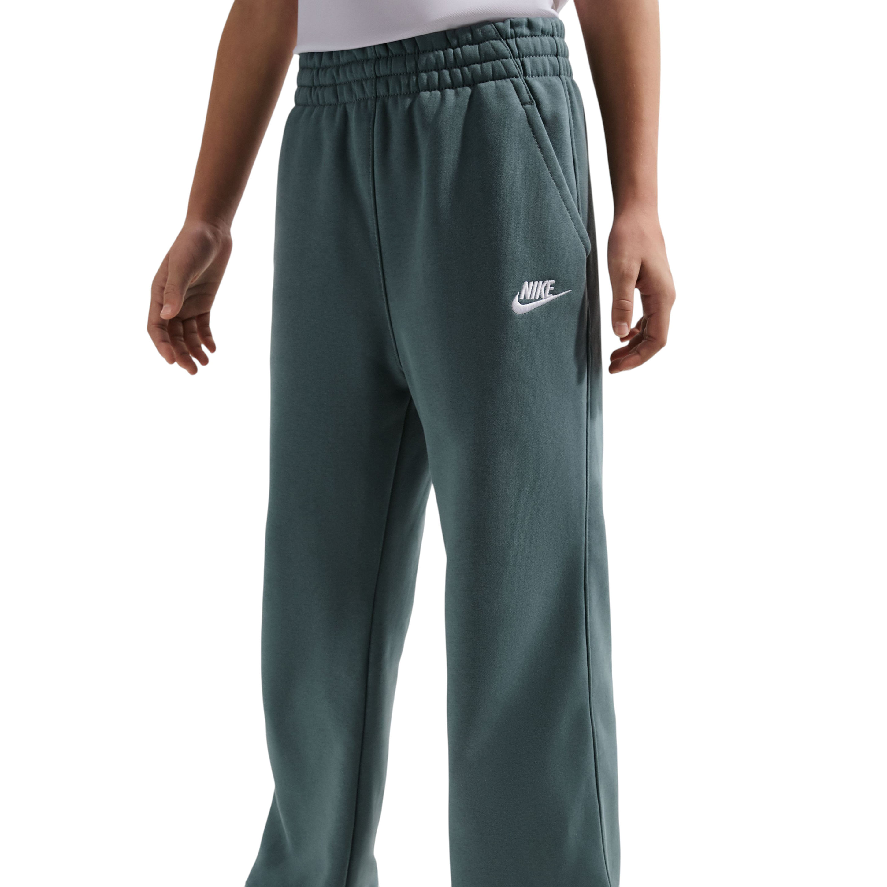 Nike-Sportswear-Club-Fleece-Wide-Leg-Pant---Girls--Mineral-Slate---Mineral-Slate---White