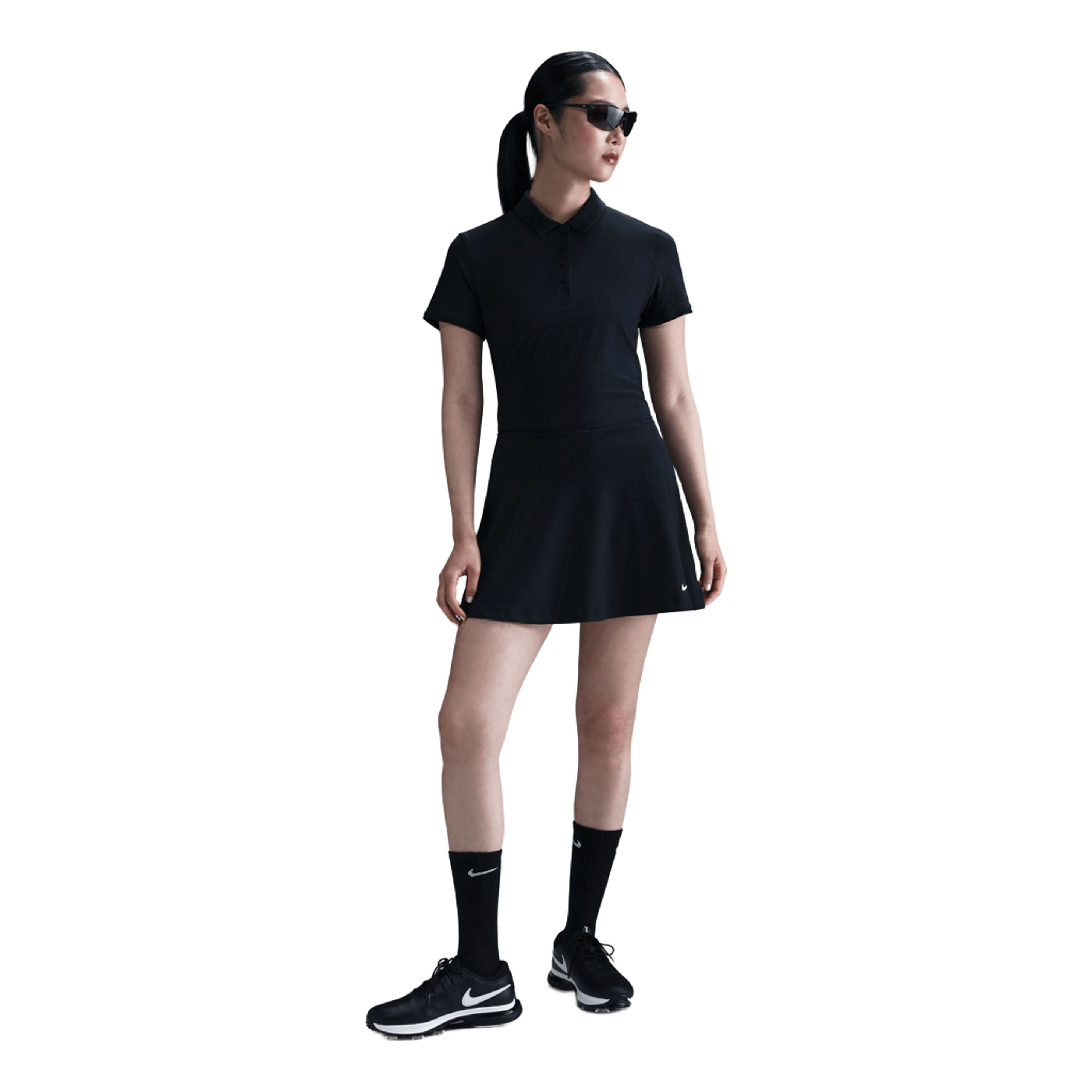Nike Dri-FIT Victory Polo - Women's - Black / White XL