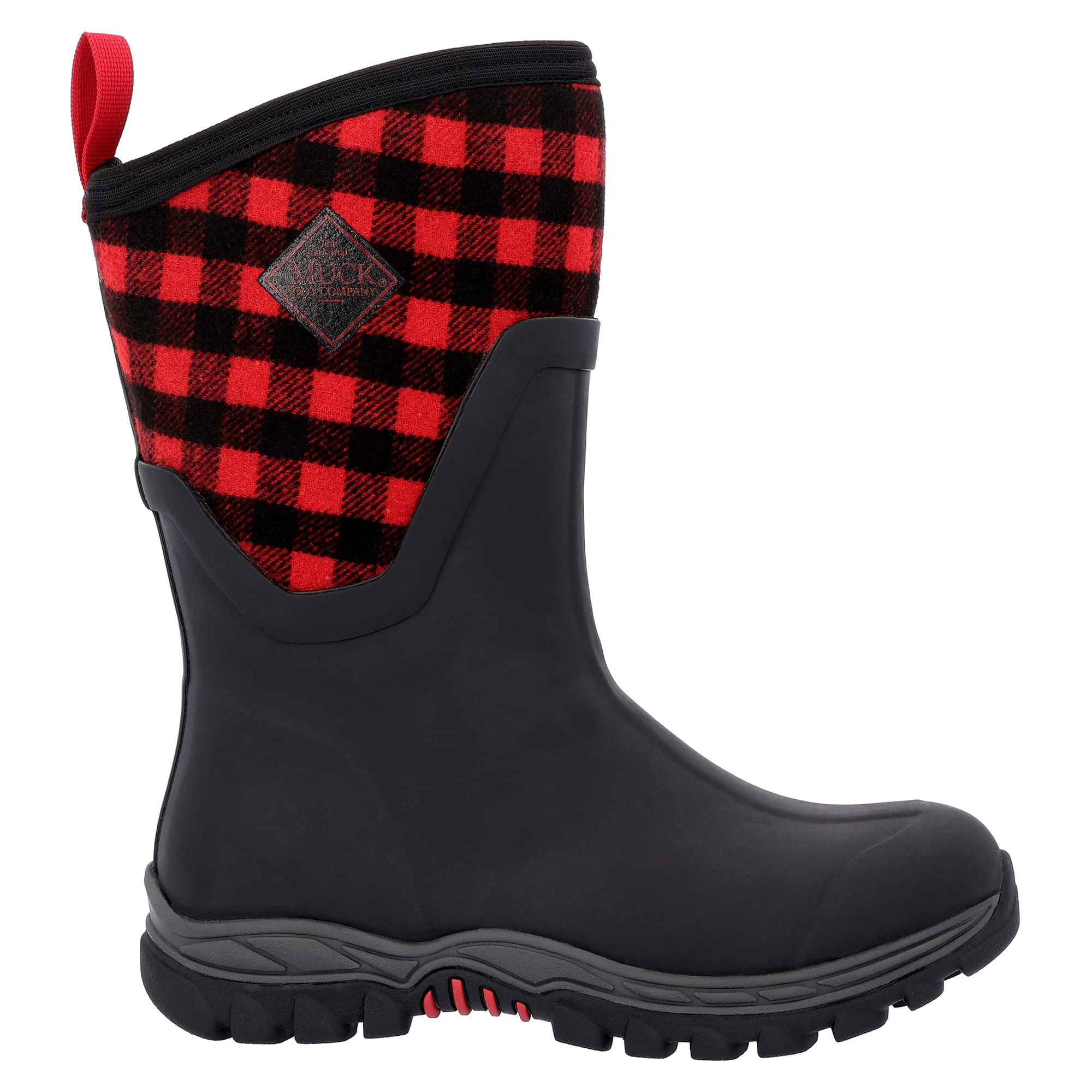 Muck-Boots-Arctic-Sport-II-Mid-Boot---Women-s-Black---Buffalo-Plaid-Material