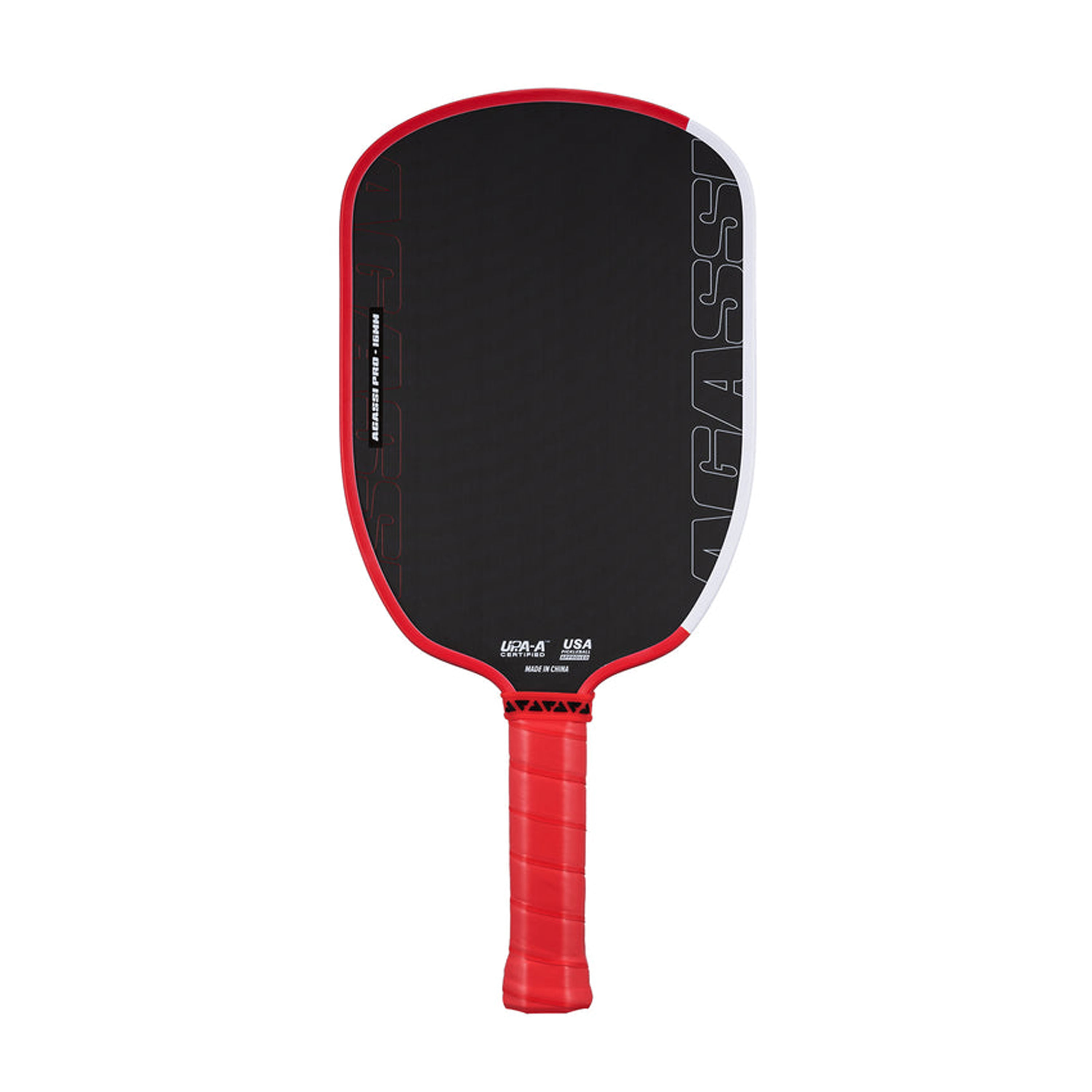 JOOLA-Agassi-Pro-16mm-Pickleball-Paddle-Black---Red