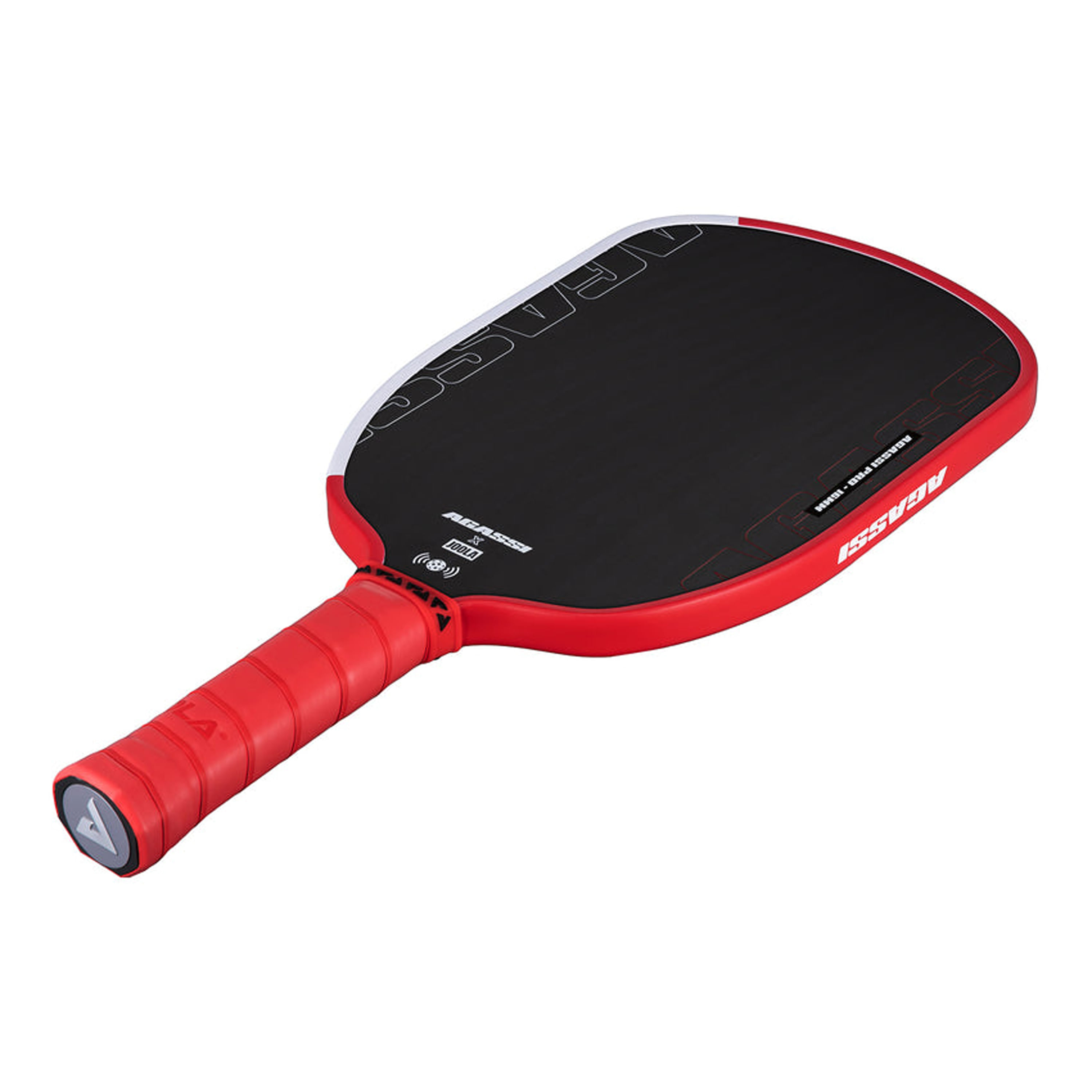JOOLA-Agassi-Pro-16mm-Pickleball-Paddle-Black---Red