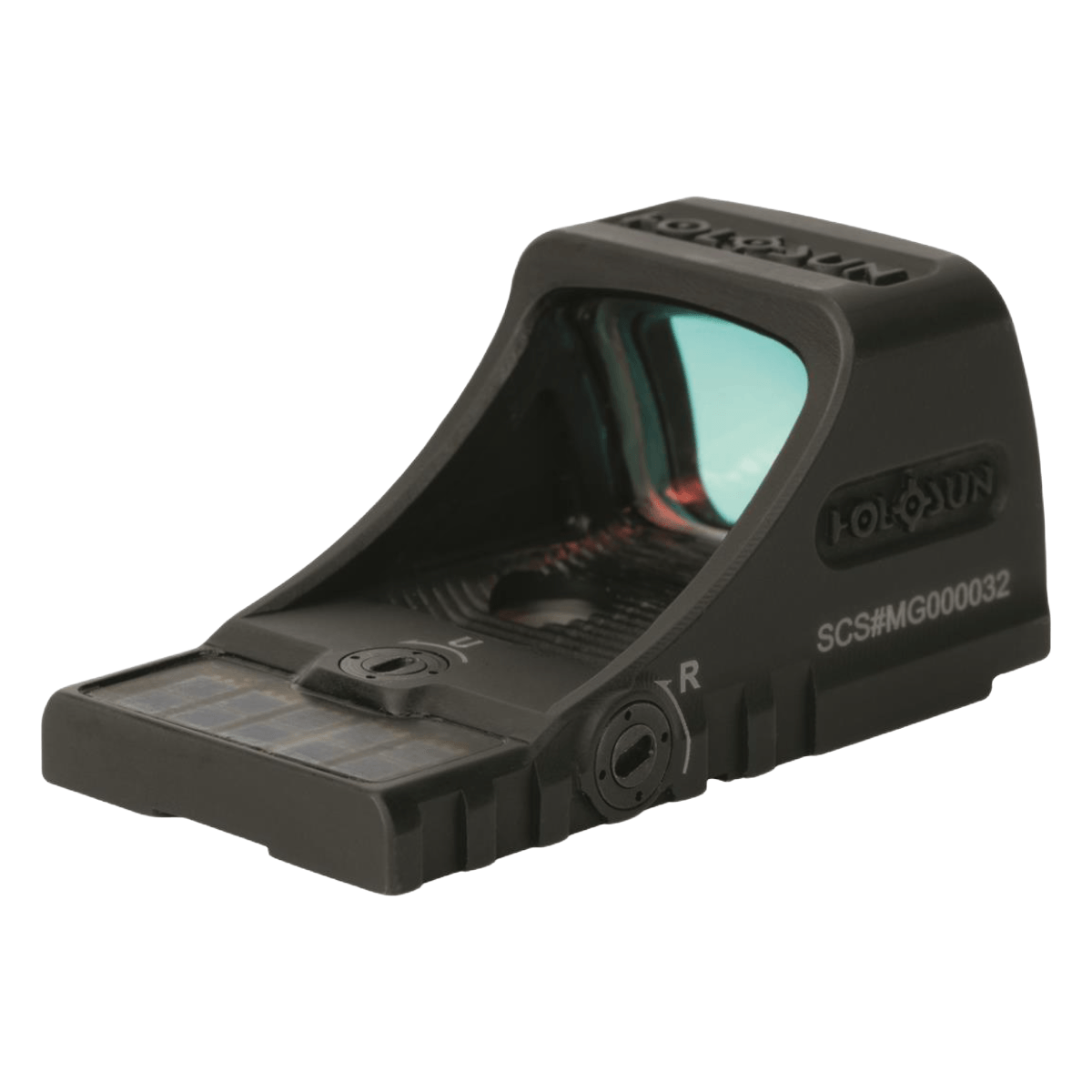 Holosun SCS Solar Charging Reflex Sight - Black Green Dot