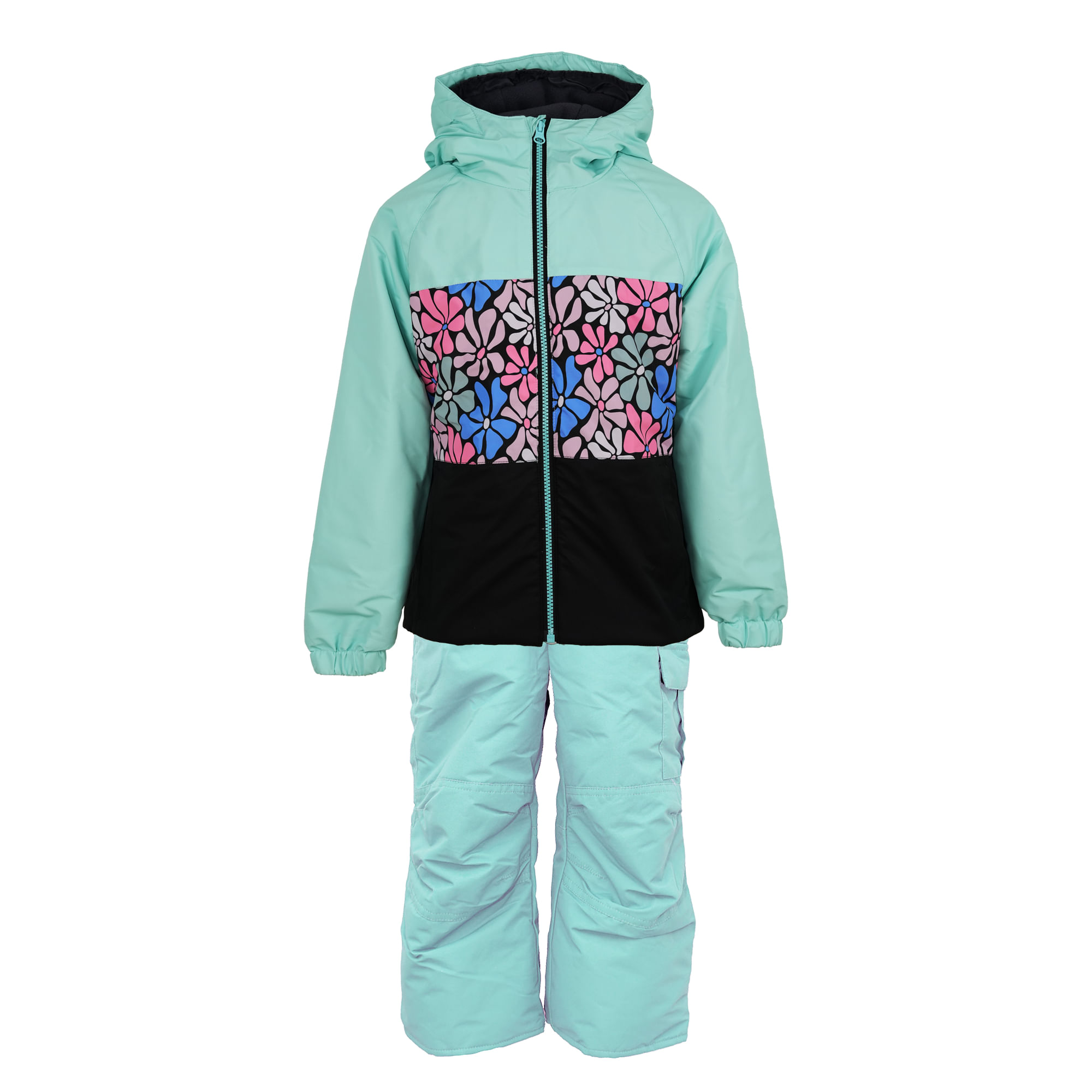 World-Famous-Sports-Winter-Jacket---Girls--Mint-Mint-Bib