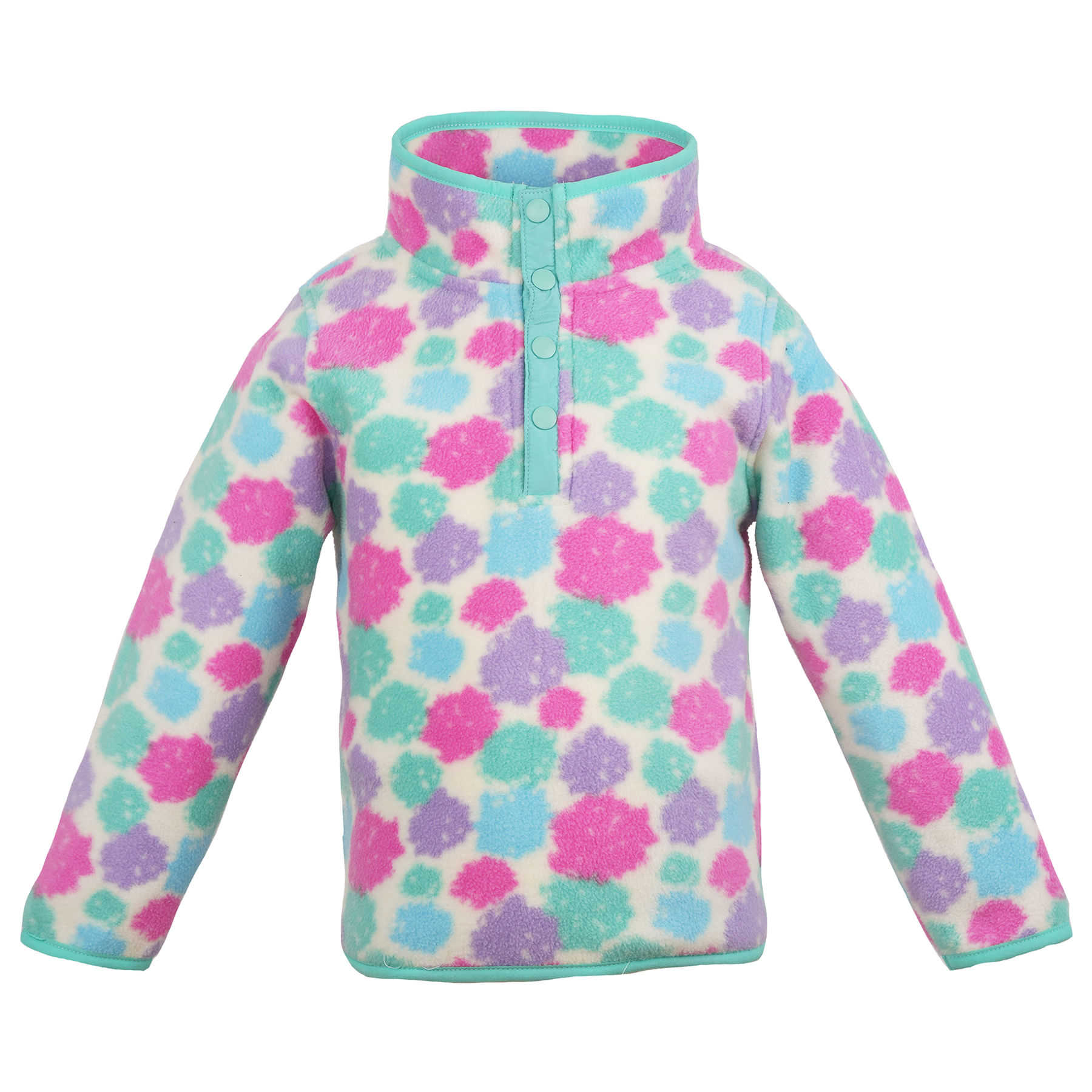 World-Famous-Sports-Breck-Half-Zip-Fleece-Pullover---Kids--Bubble-Gum