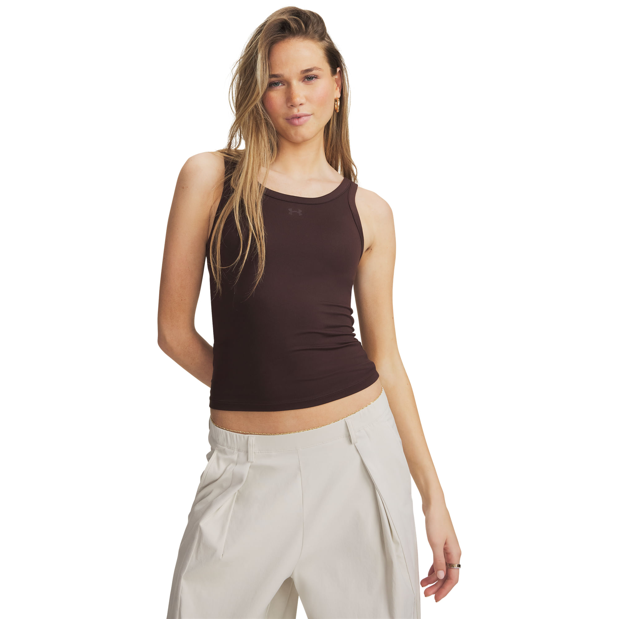 nike yoga luxe rib tank