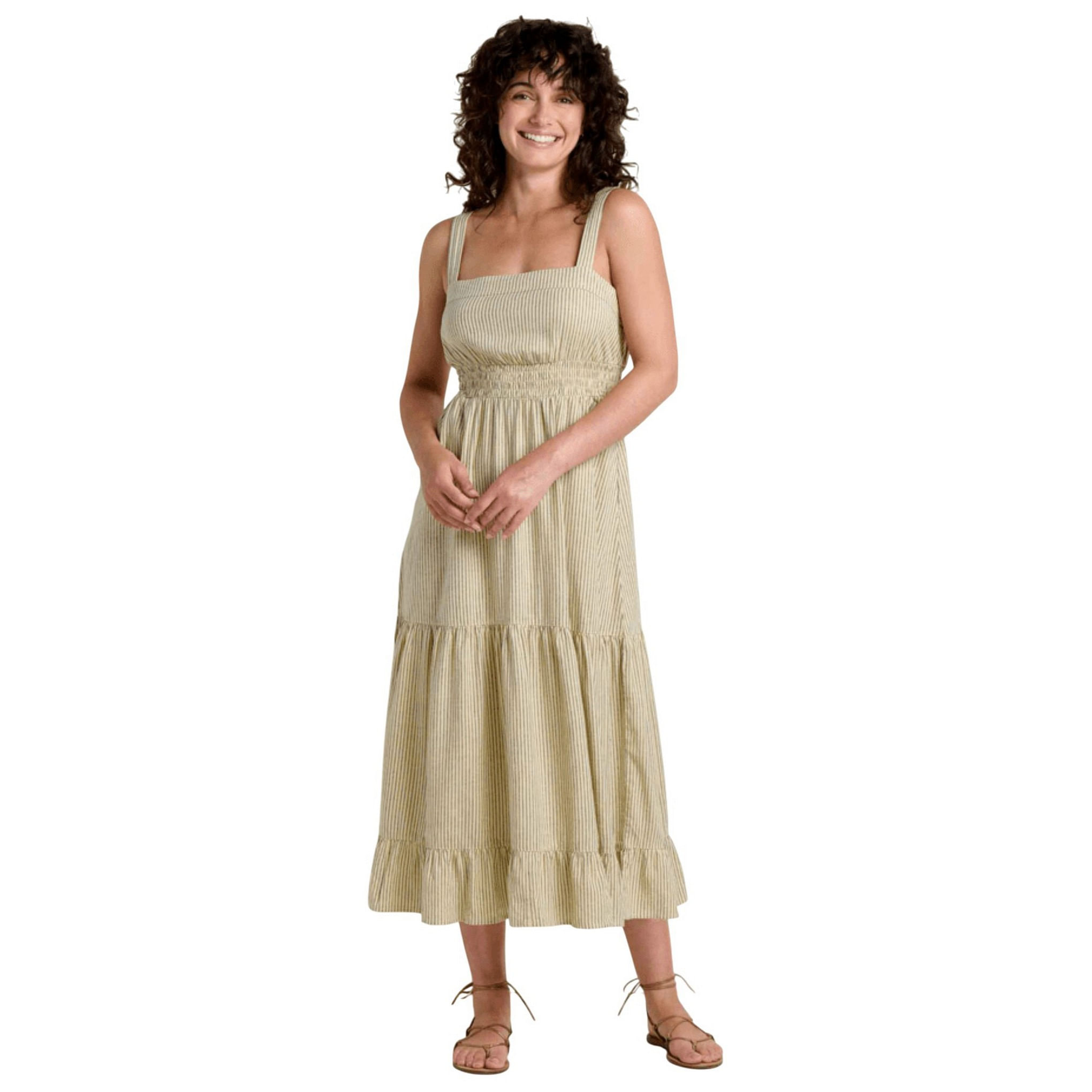 knee length dresses for ladies Rose Short Sleeve V-Neck Midi Dress