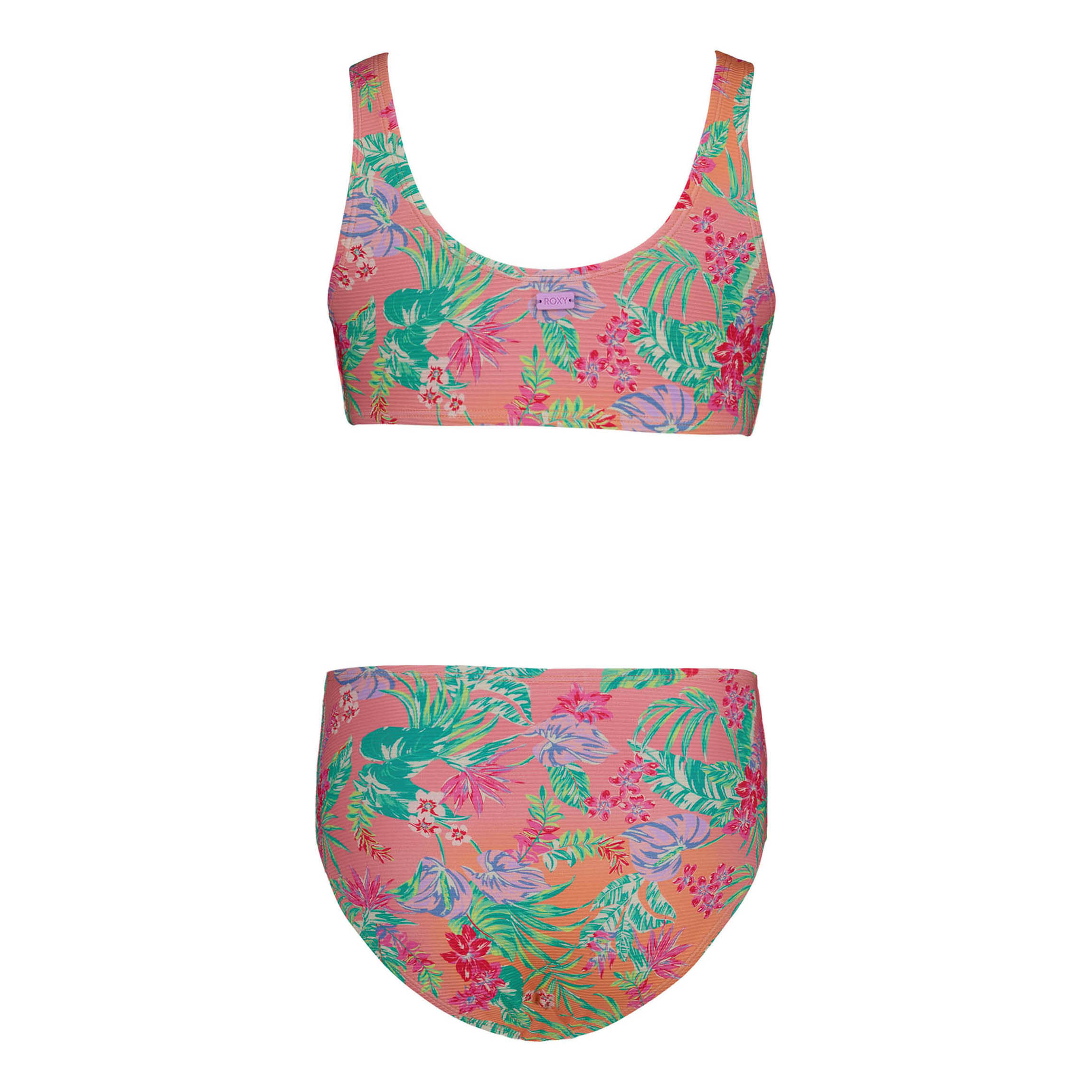 Roxy--Coastal-Breeze-Bikini-Set---Girl-s-Peach-Pink