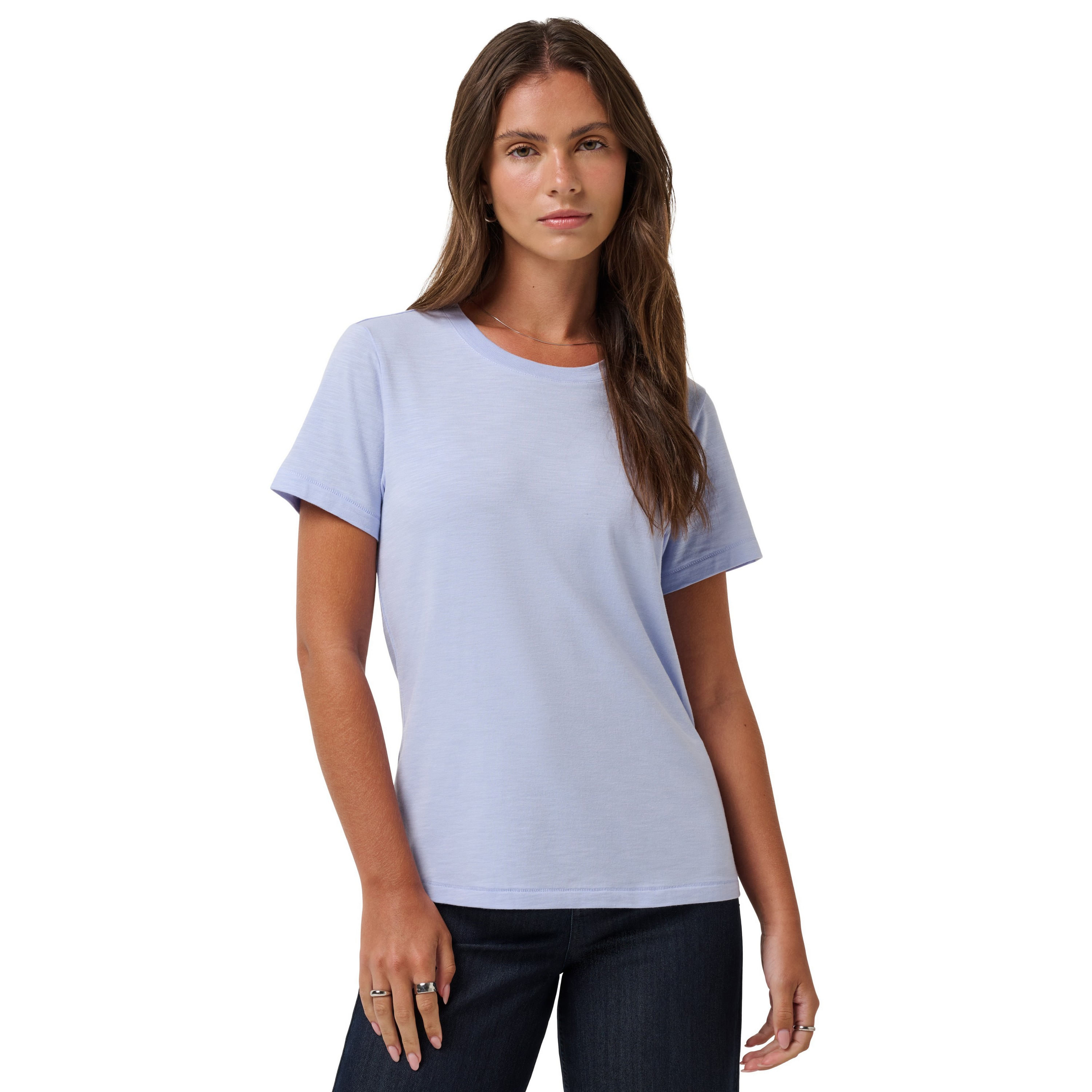 TravisMathew-Cloud-Jersey-T-Shirt---Women-s-Soft-Blue