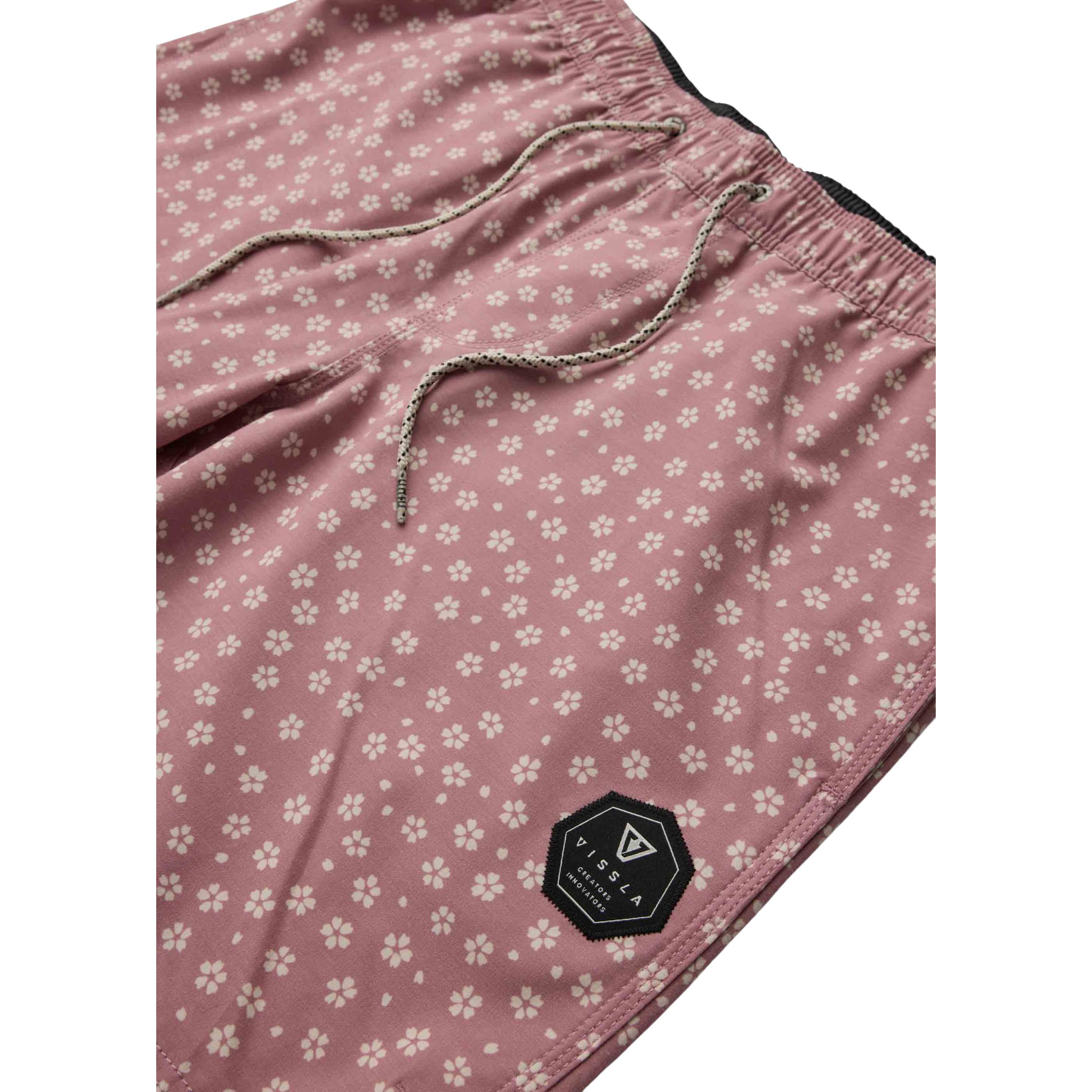 Vissla Bongos Ecolastic Swim Trunk - Men's - Rose S 16.5" Outseam