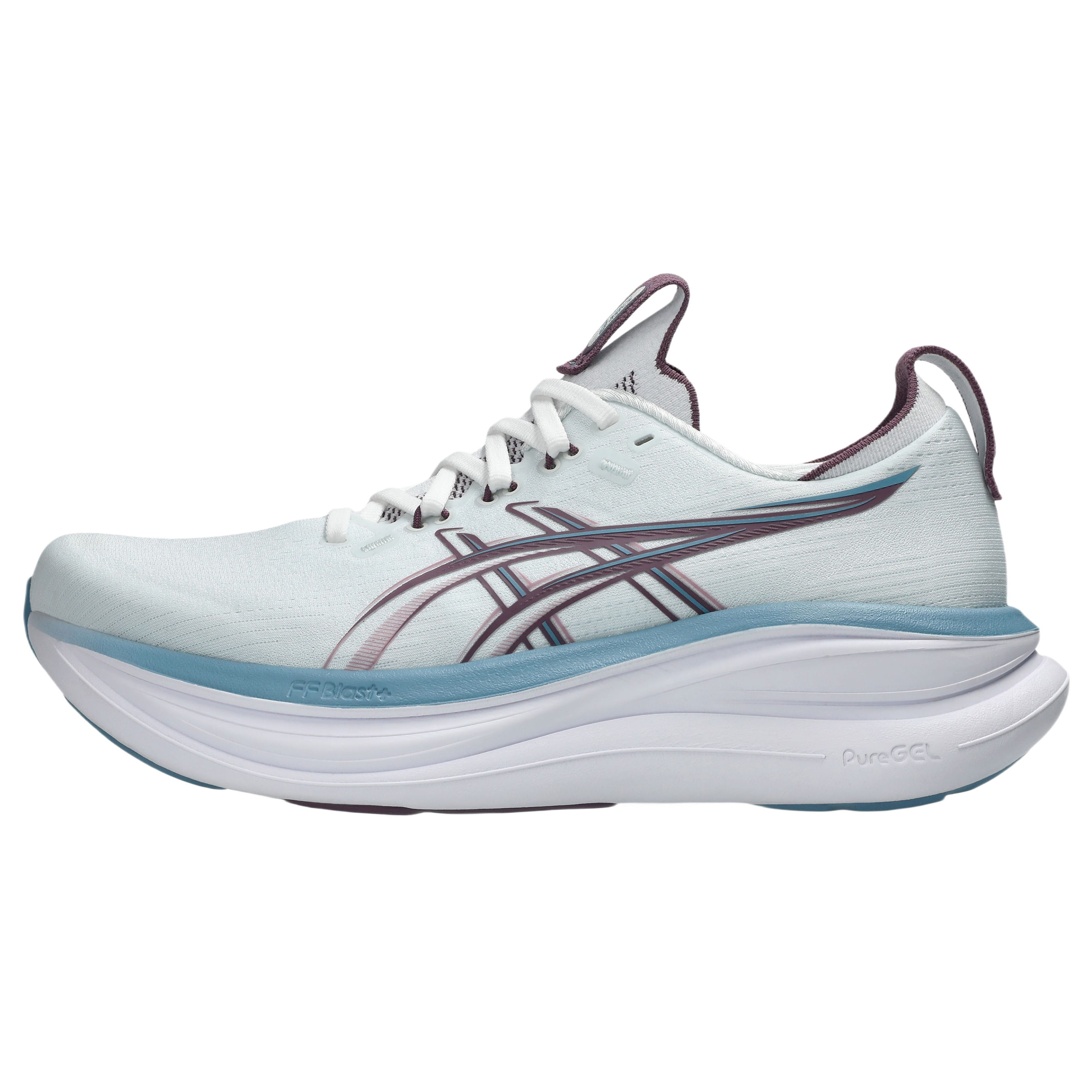 ASICS Gel Nimbus 28 Running Shoe - Women's - Arctic Blue / Velvet Purple 9.5 Regular