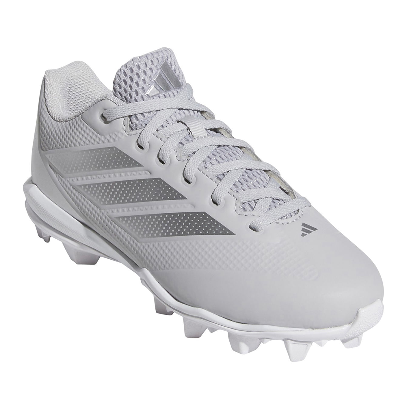 adidas-Adizero-Impact-2.0-Molded-Baseball-Cleat---Kids--Team-Light-Grey---Silver-Metallic---Footwear-White