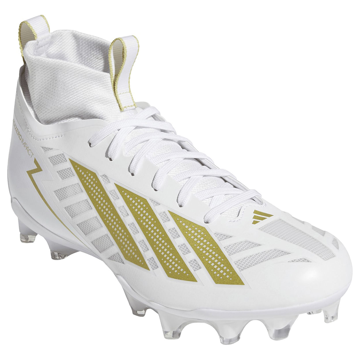 adidas-Adizero-Impact-II-Football-Cleat---Men-s-Footwear-White---Gold-Metallic---Footwear-White