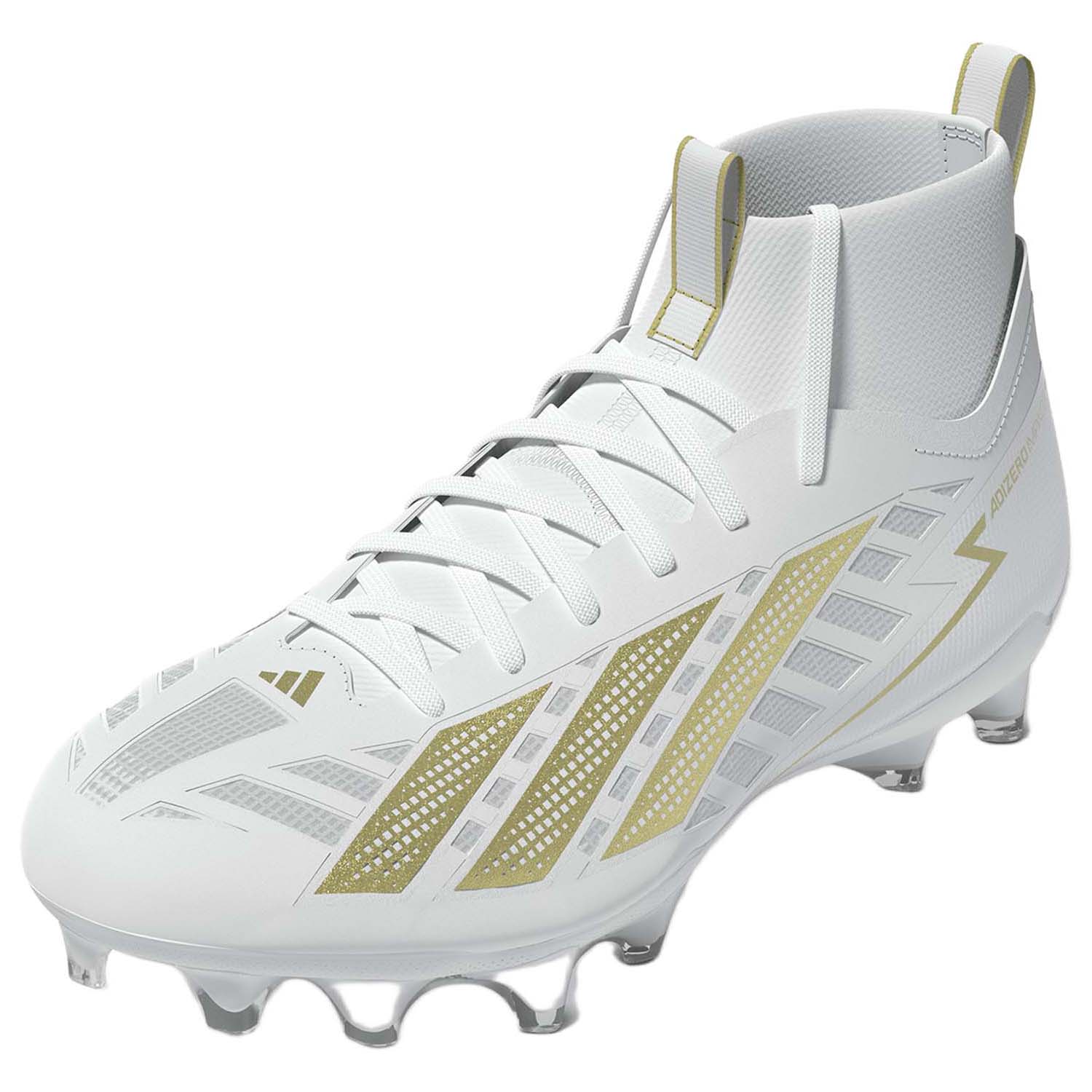 adidas-Adizero-Impact-II-Football-Cleat---Men-s-Footwear-White---Gold-Metallic---Footwear-White