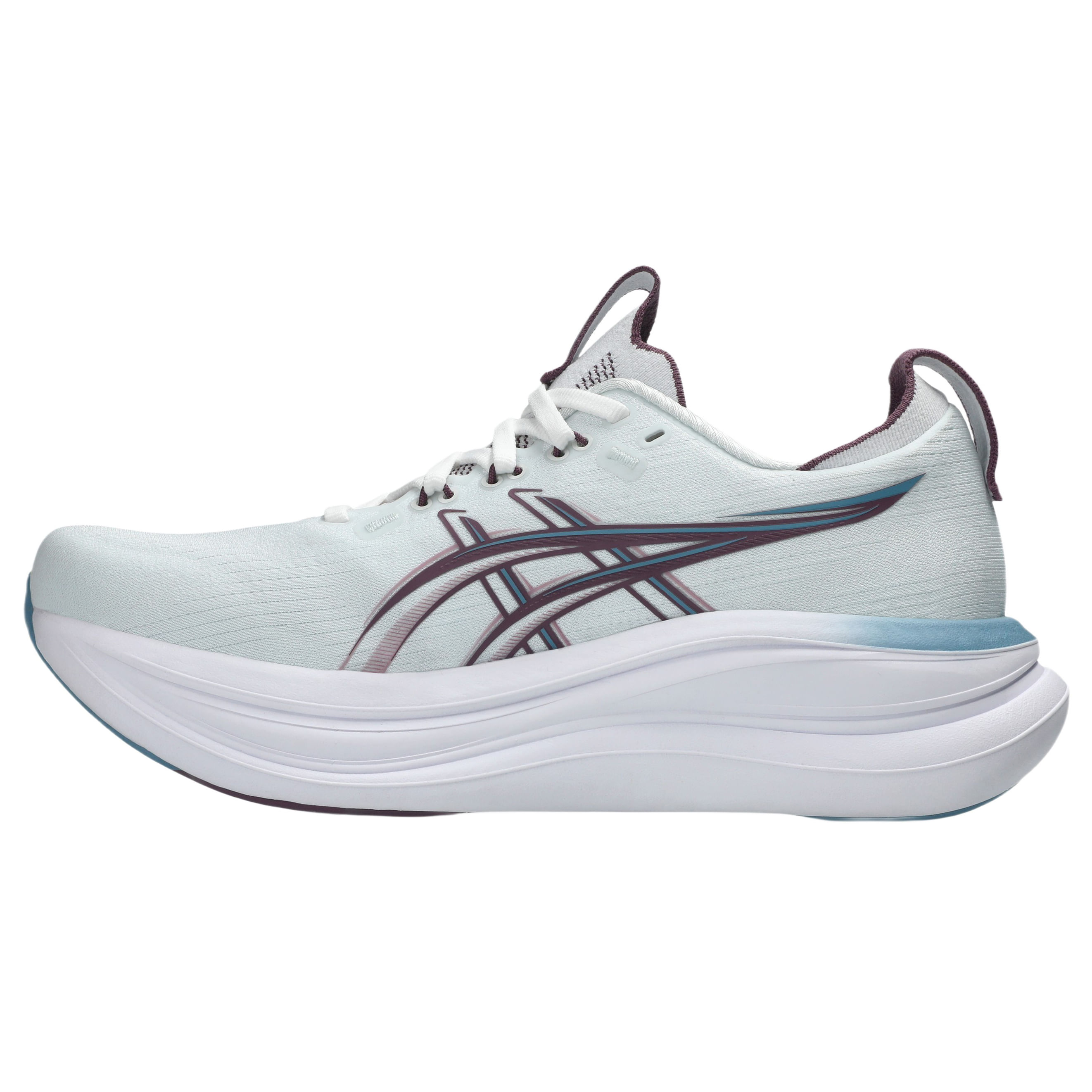 ASICS Gel Nimbus 28 Running Shoe - Women's - Arctic Blue / Velvet Purple 9.5 Regular