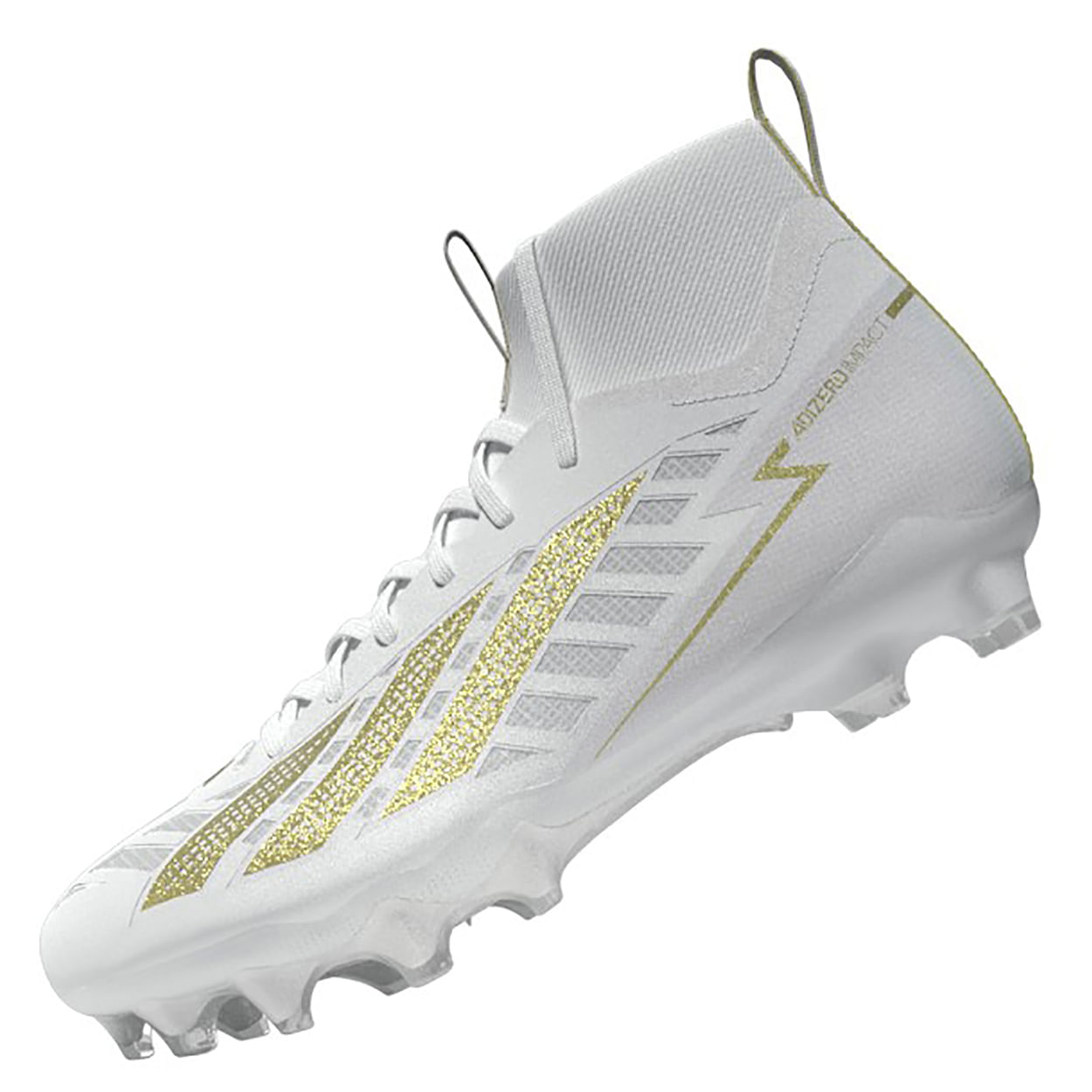 adidas-Adizero-Impact-II-Football-Cleat---Men-s-Footwear-White---Gold-Metallic---Footwear-White