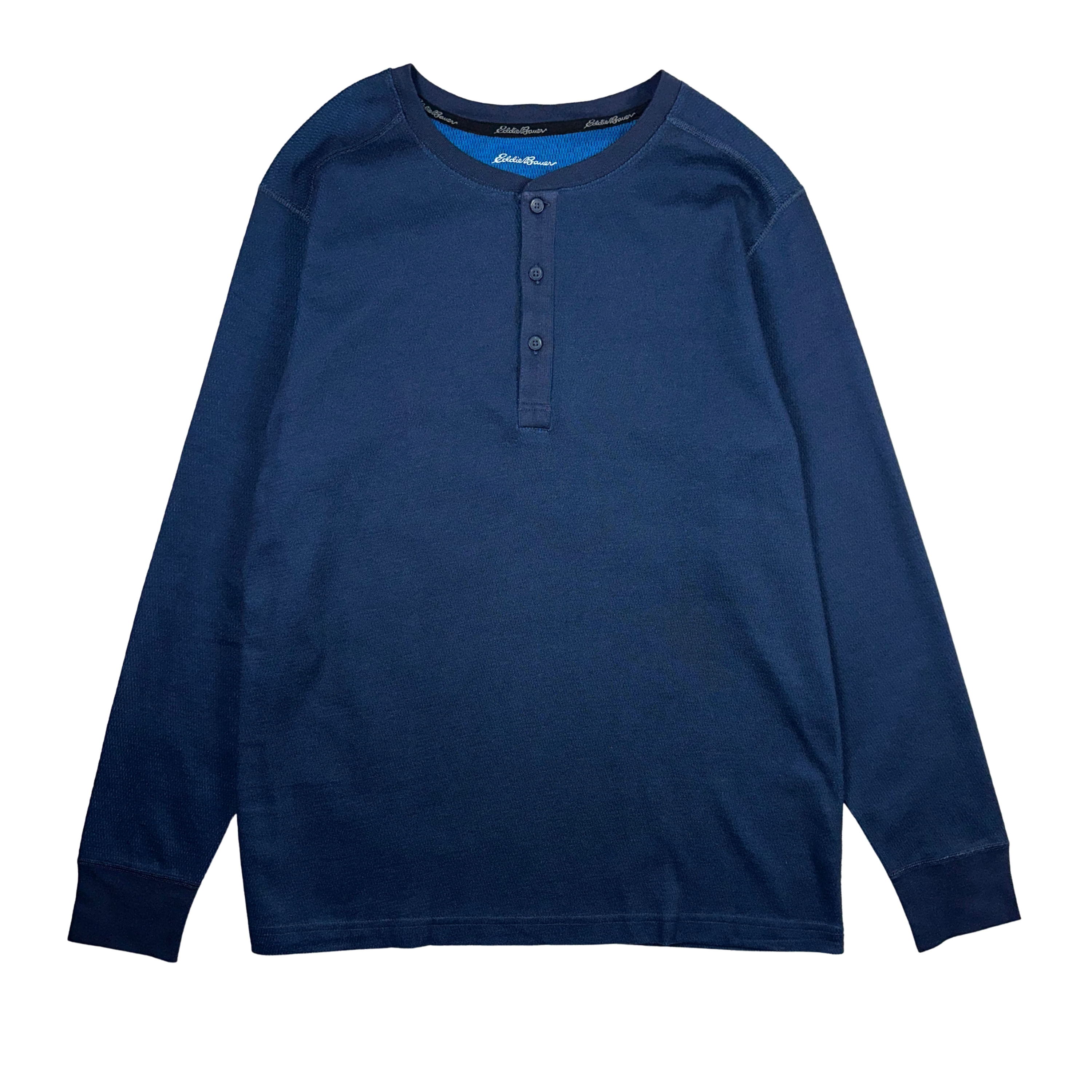 Eddie-Bauer-Midweight-Waffle-Henley-Top---Men-s-Navy