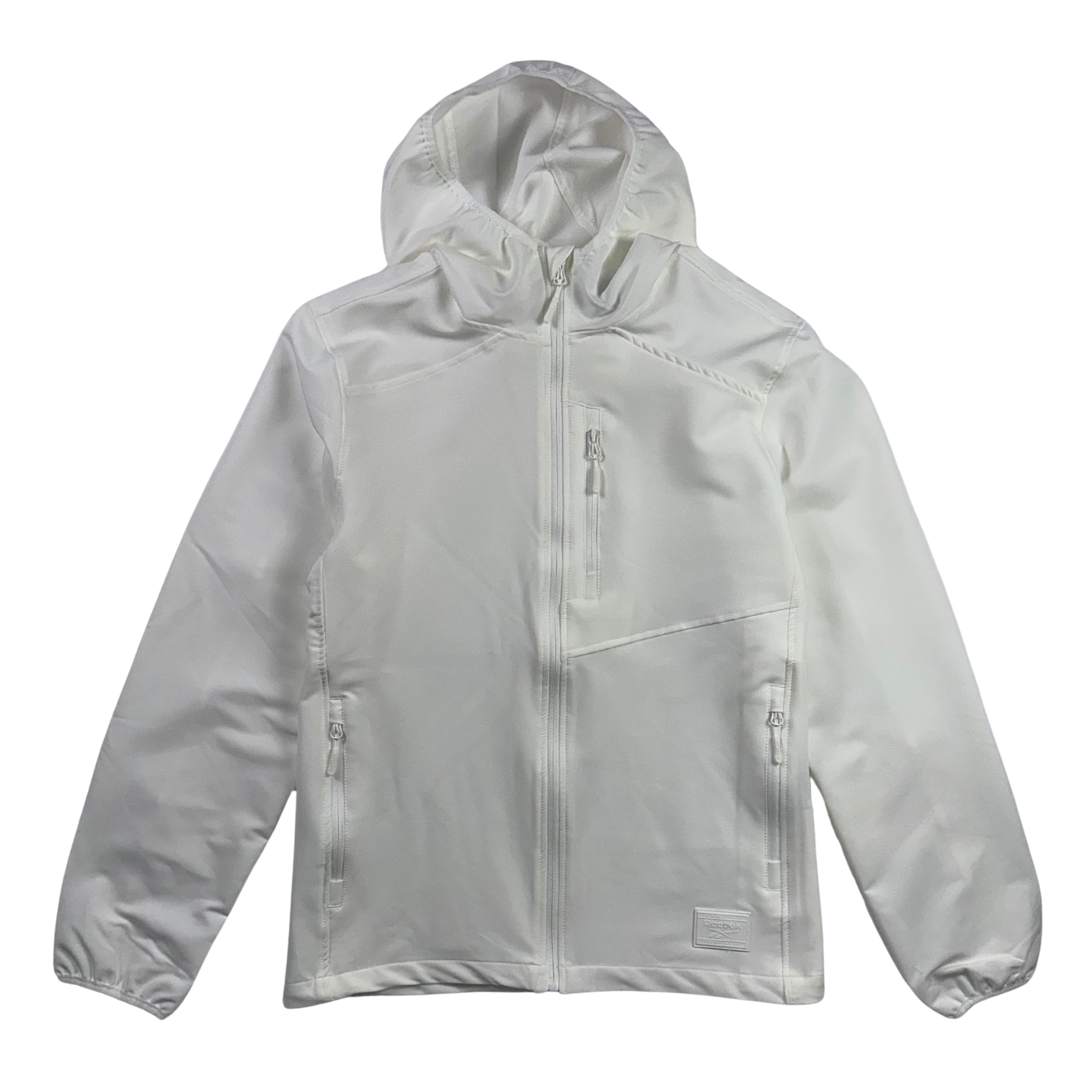 Reebok-Lightweight-Hooded-Jacket---Men-s-White