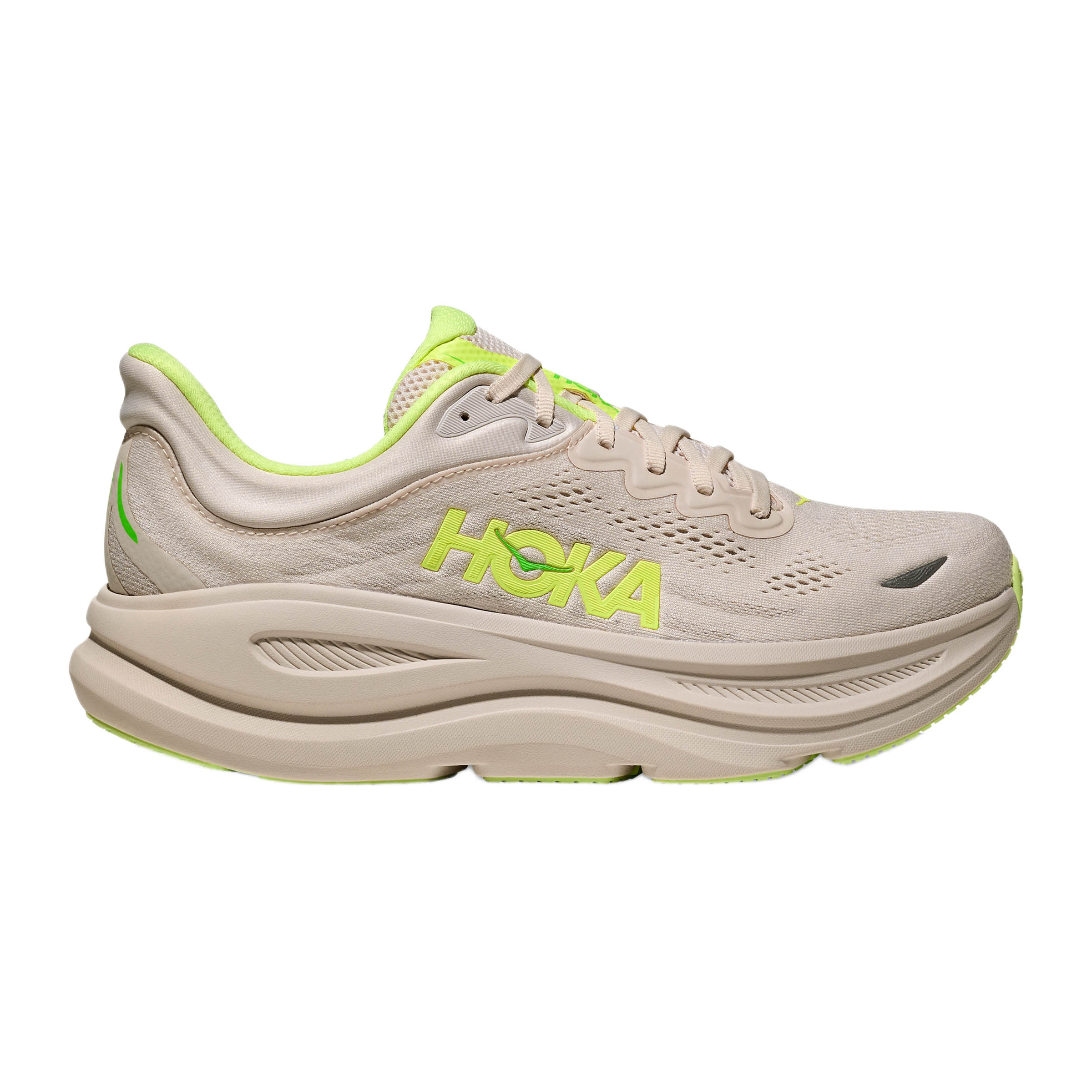 HOKA-Bondi-9-Running-Shoe---Men-s-Grout---Neon-Yuzu