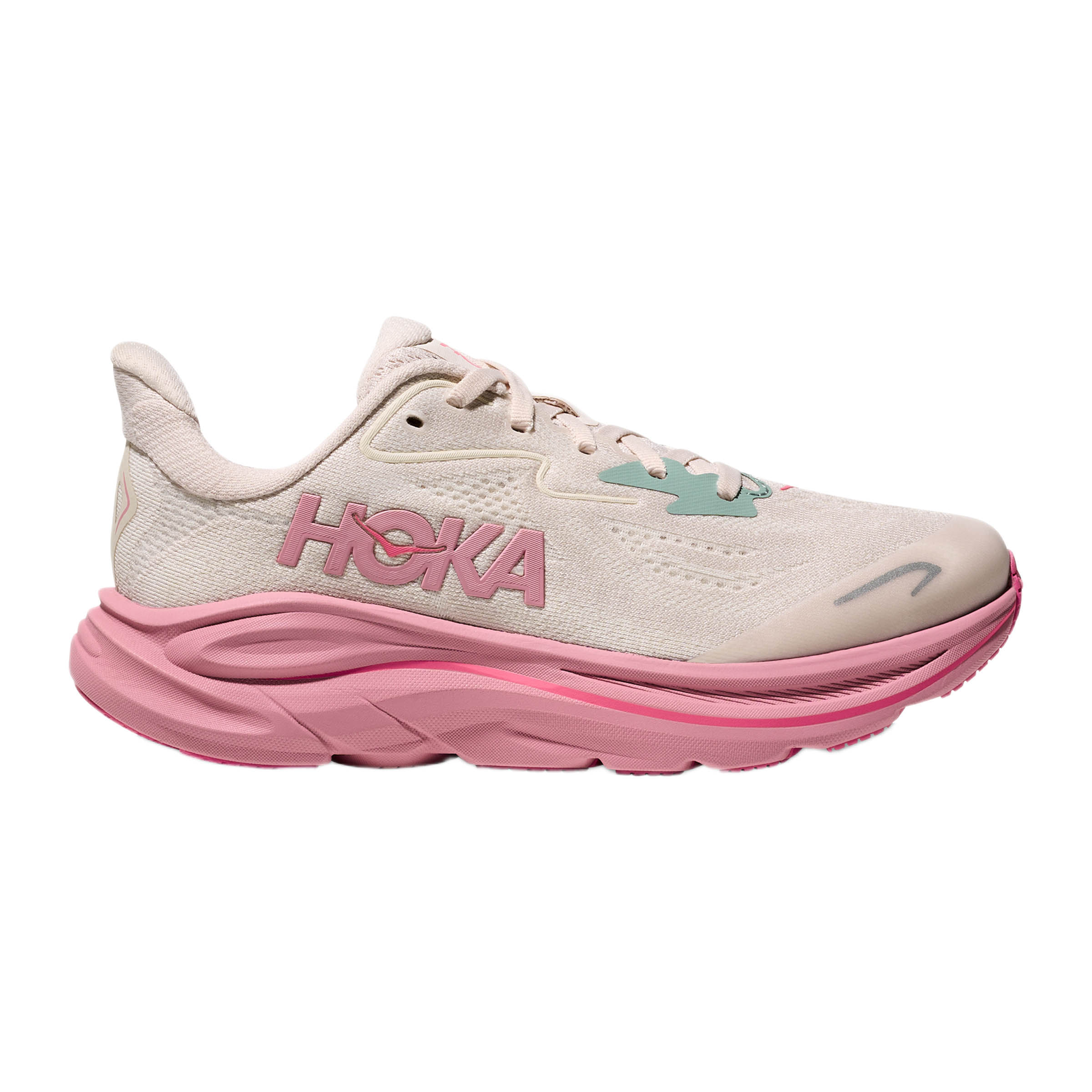 HOKA-Clifton-10-Running-Shoe---Youth-Rose-Cream---Dried-Rose