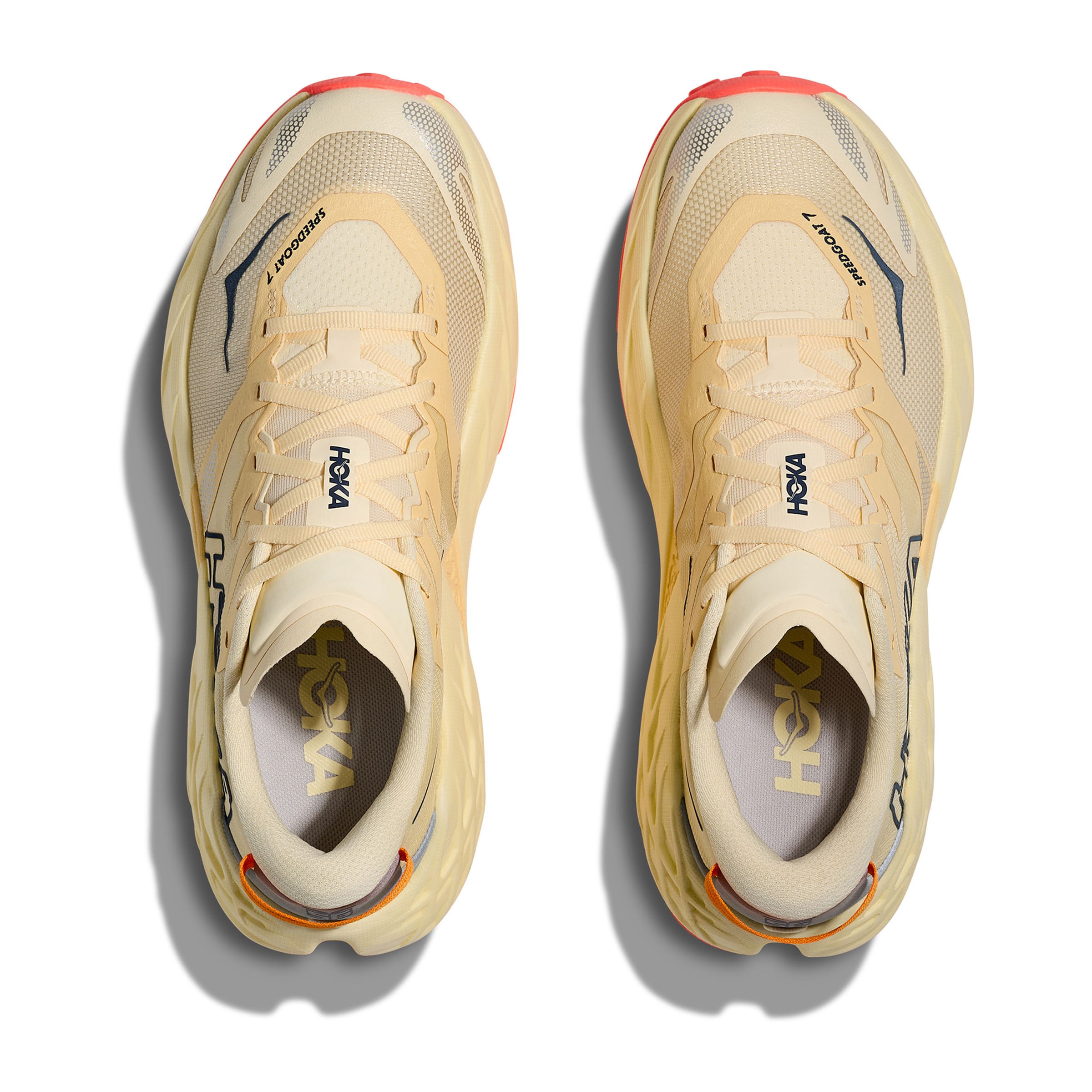 HOKA-Speedgoat-7-Trail-Running-Shoe---Women-s-Vintage-Yellow---Neon-Flame