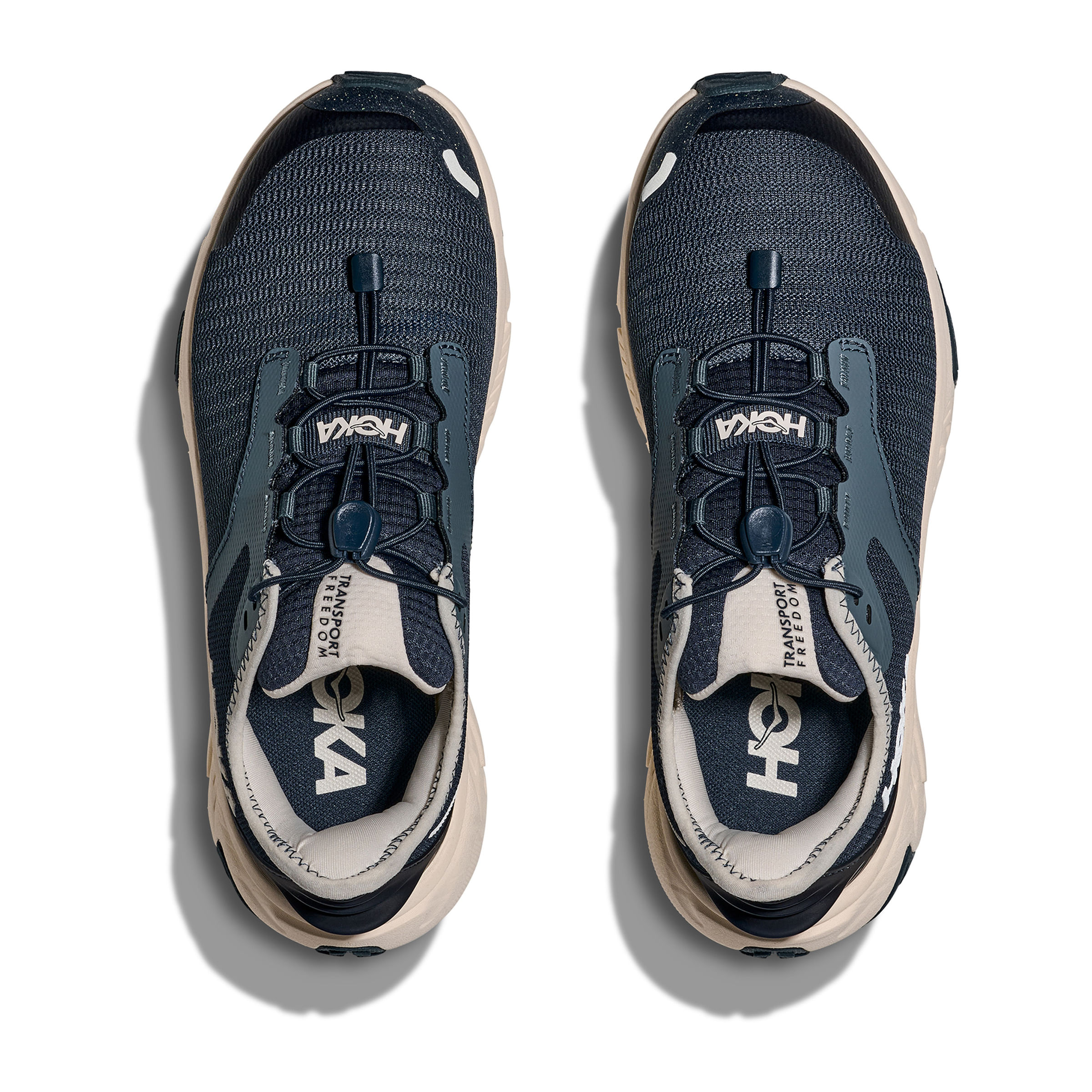 HOKA-Transport-Freedom-Shoe---Kids--Varsity-Navy---Alabaster