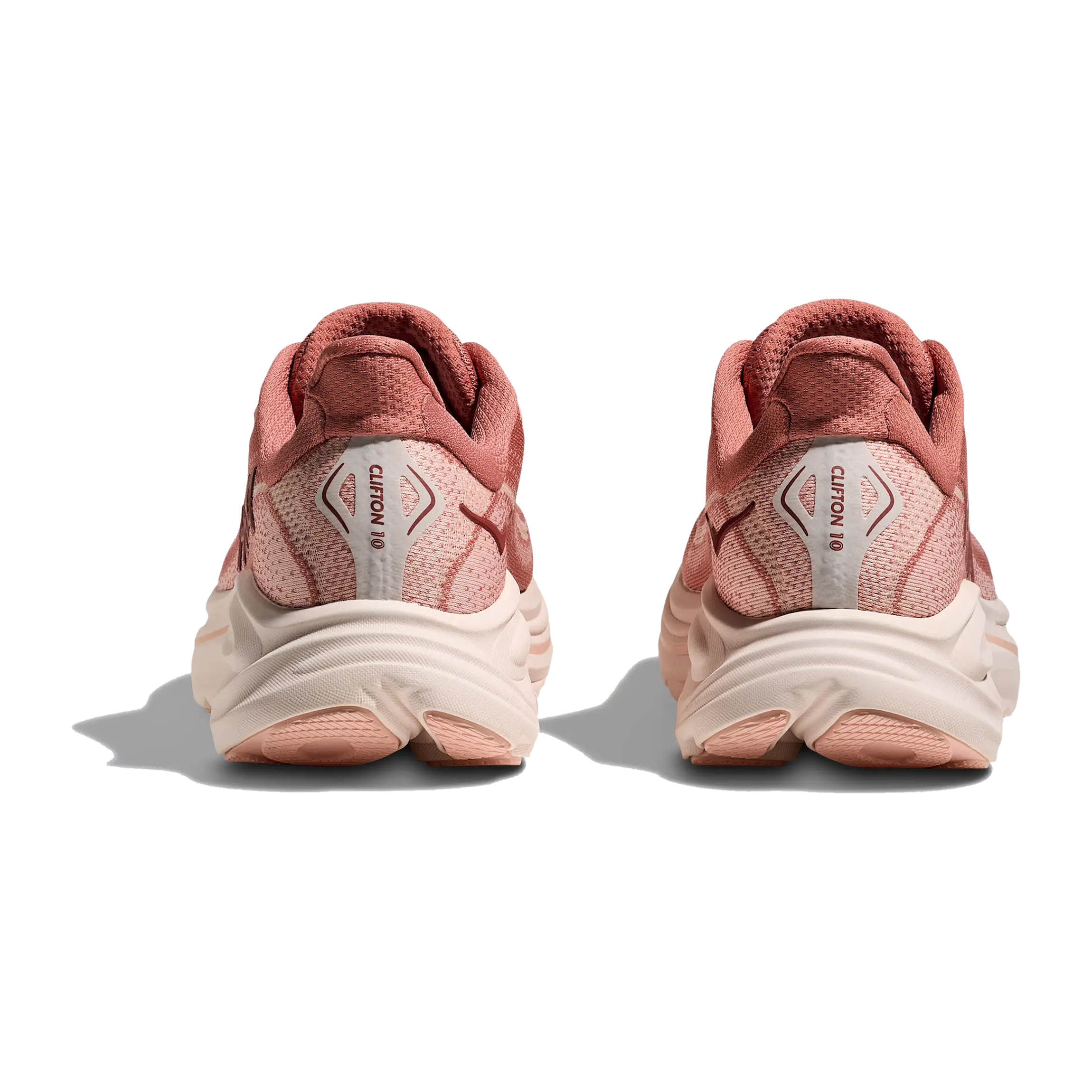 HOKA Clifton 10 Running Shoe - Women's - Blush / Rose Latte 8 Wide