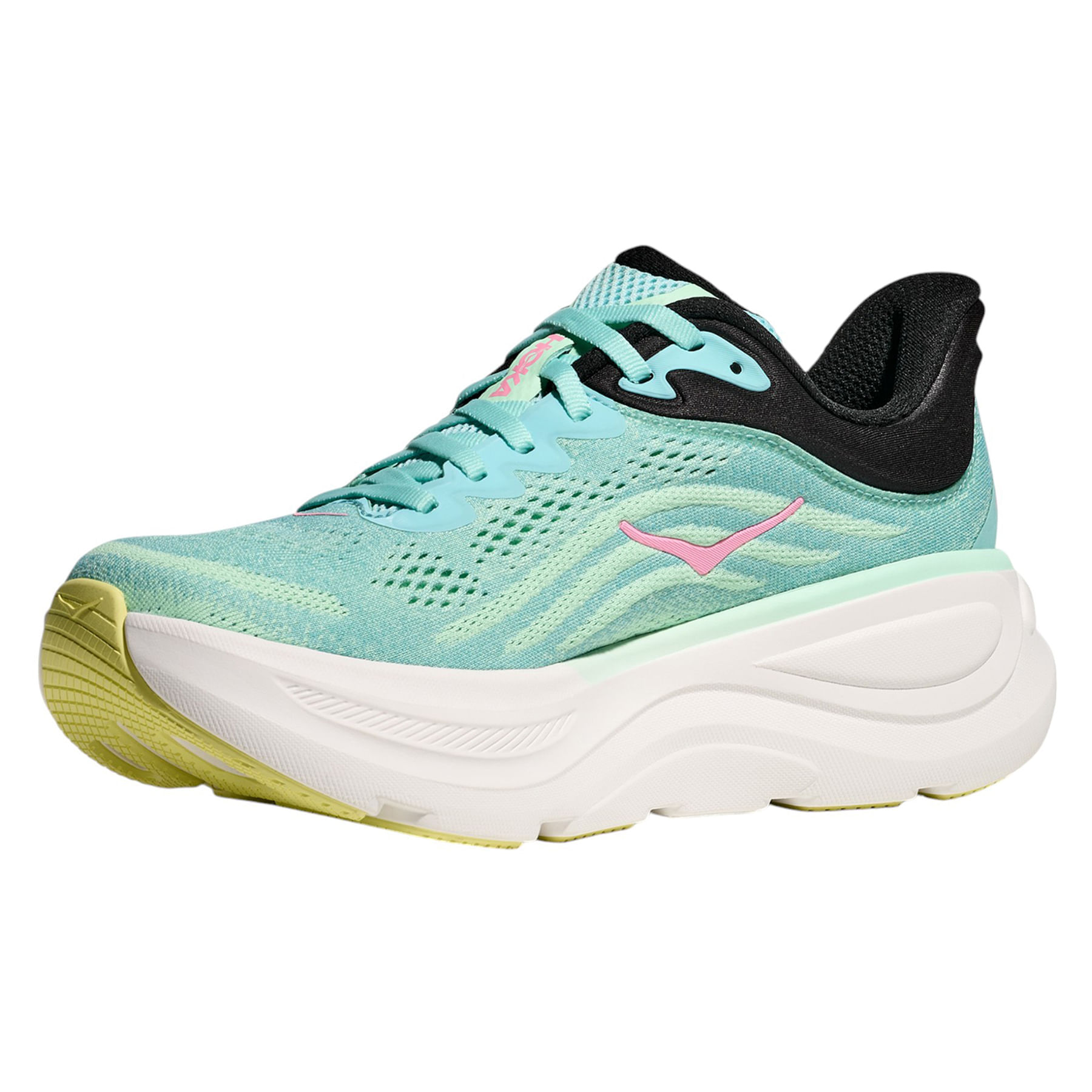 HOKA-Bondi-9-Running-Shoe---Women-s-Blue-Spark---Mint-Fluorite