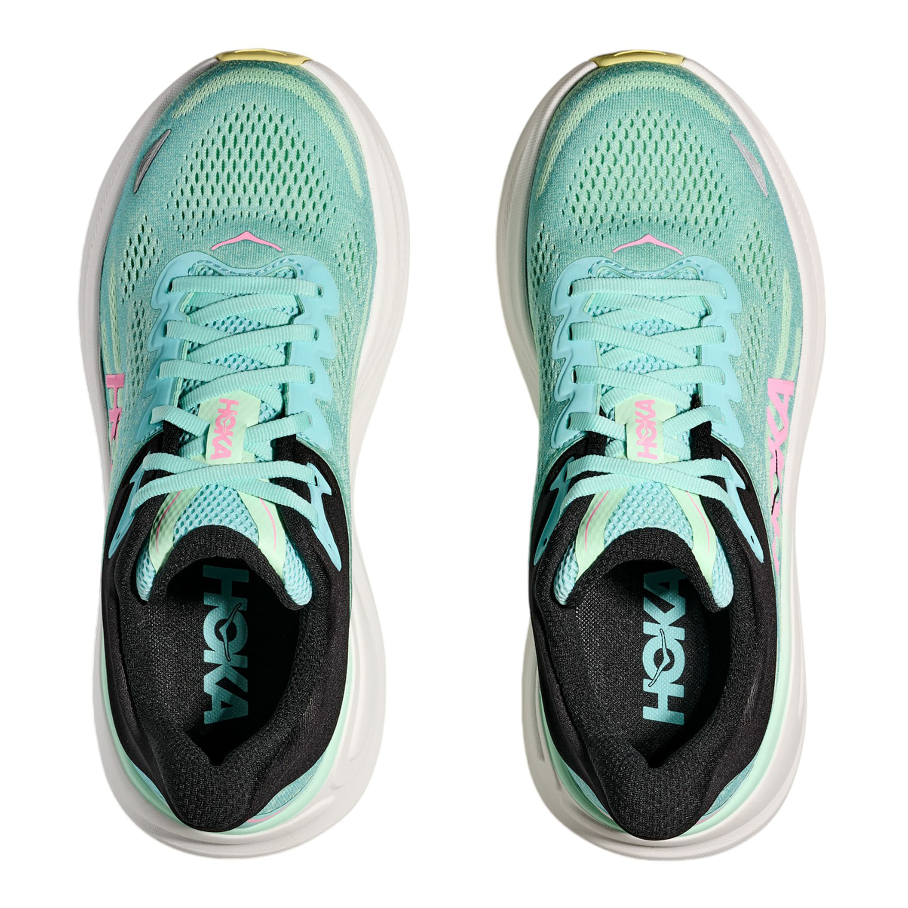 HOKA-Bondi-9-Running-Shoe---Women-s-Blue-Spark---Mint-Fluorite