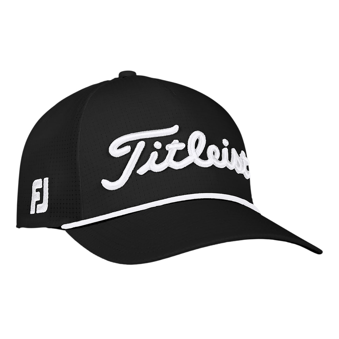 Titleist Tour Rope Hat - Black, White One Size – image 2 of 4