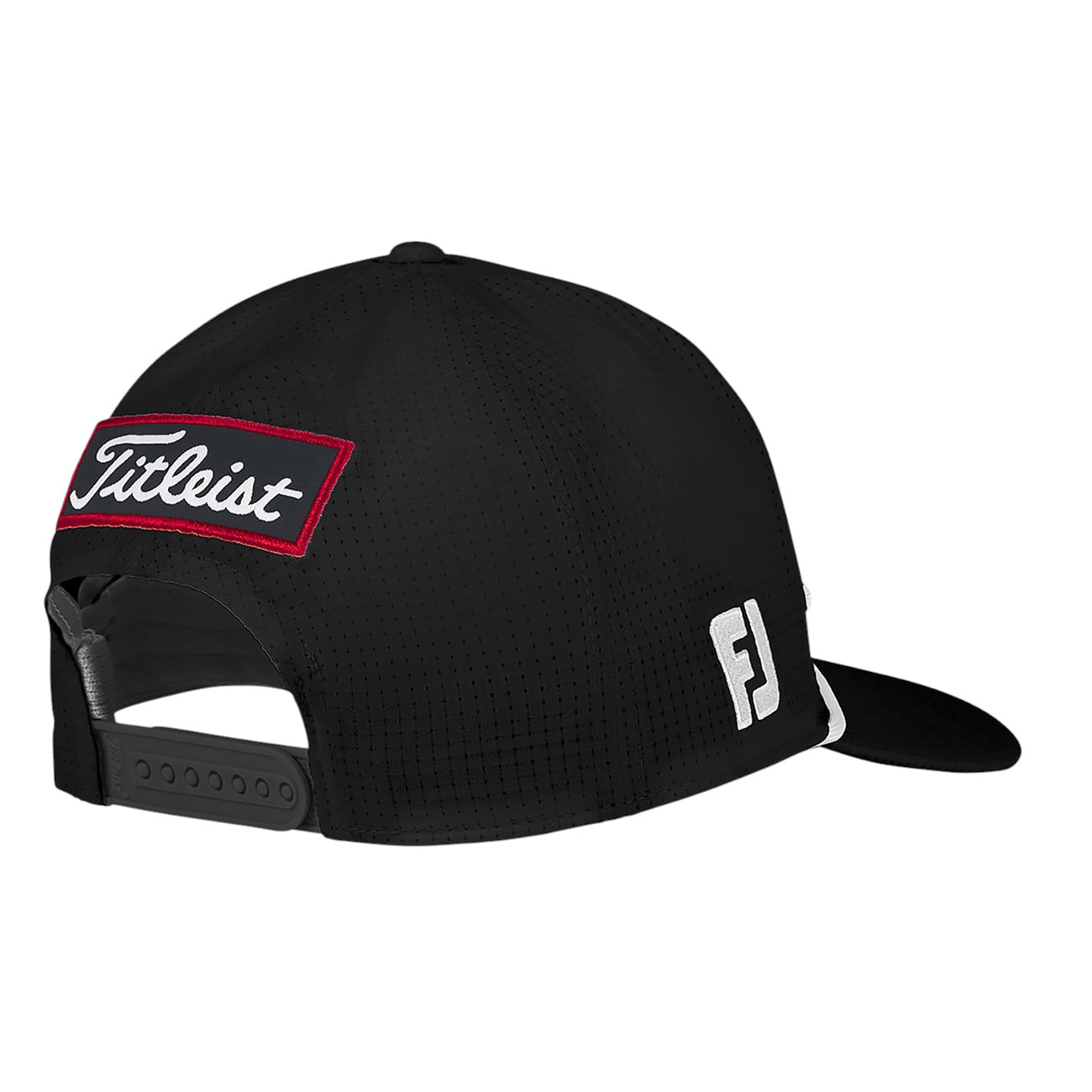 Casquette Titleist Tour Poids Plume – Noir/Blanc, Snapback Ajustable, Unisexe, Neuve Avec Défaut Mineur
