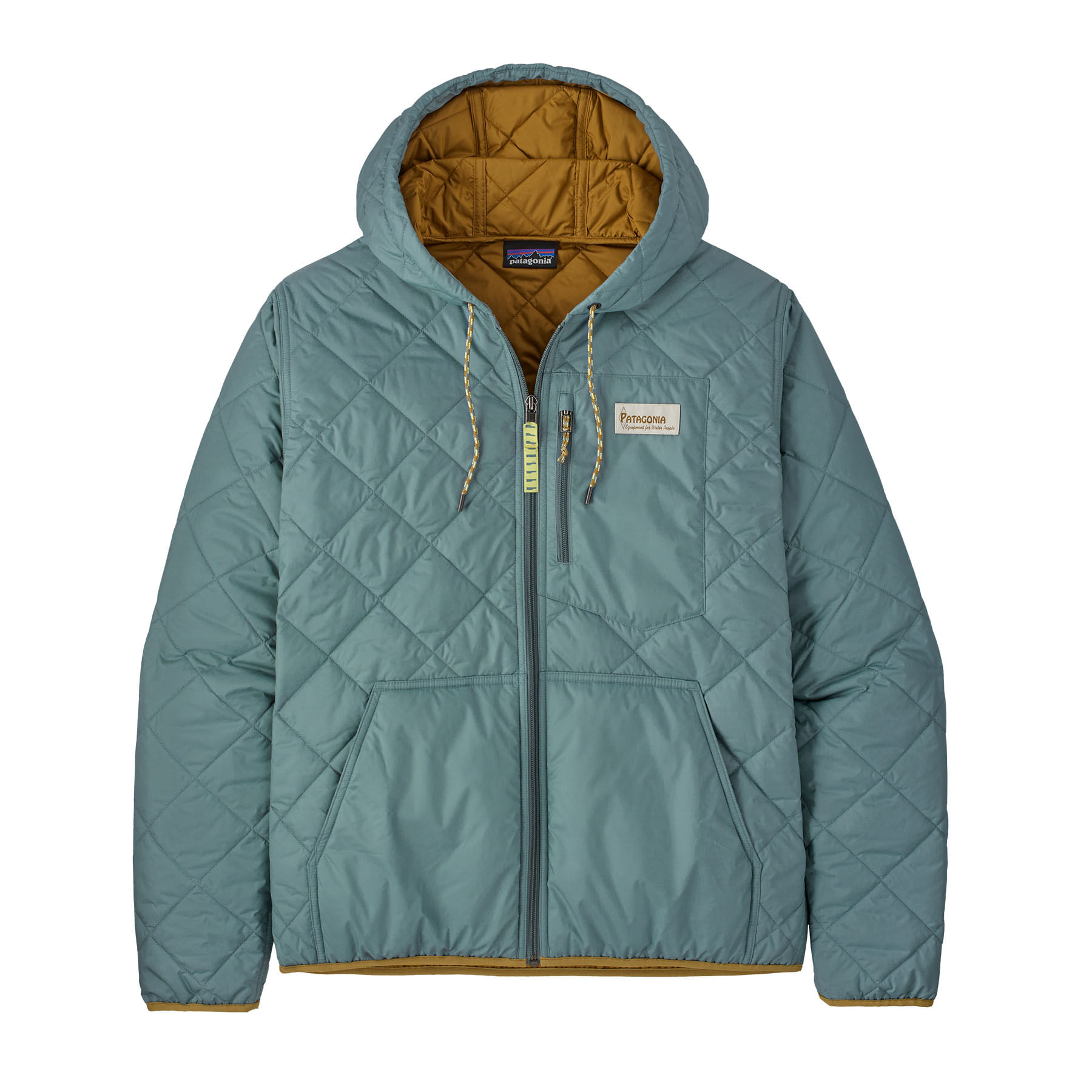 Patagonia-Diamond-Quilted-Bomber-Hoody---Men-s-Blue-Sage