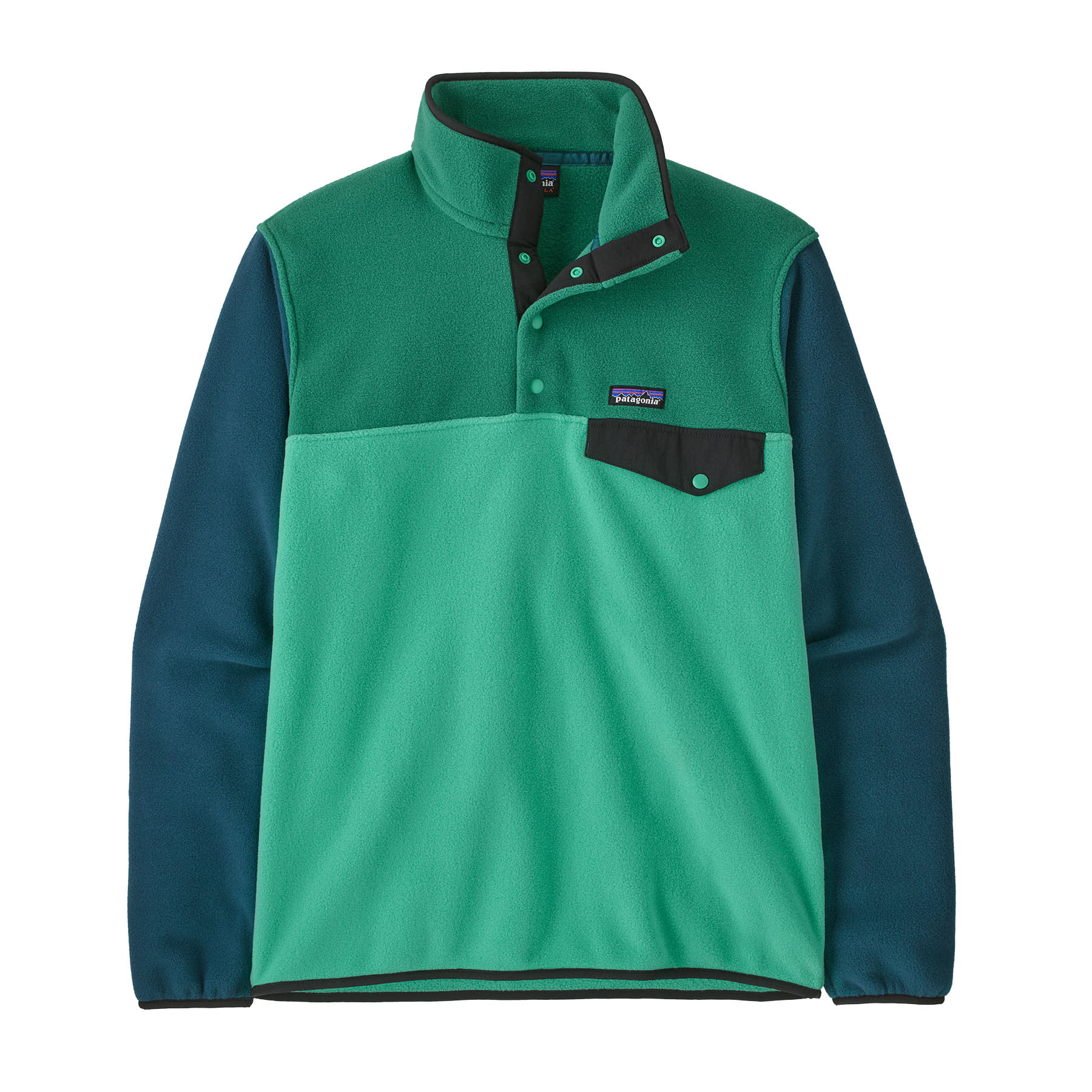 Patagonia-Lightweight-Synchilla-Snap-T-Fleece-Pullover---Men-s-Aqua-Stone