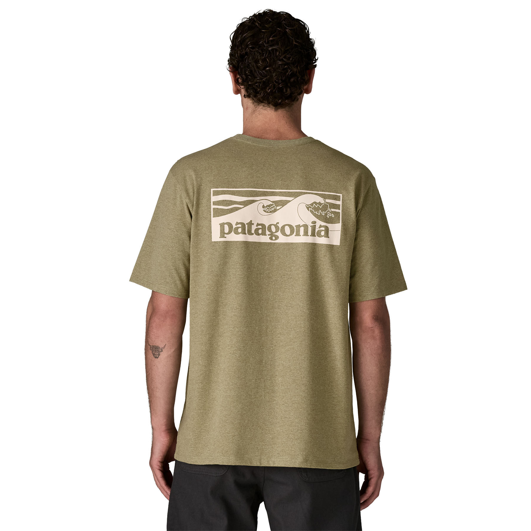 Patagonia Boardshort Logo Pocket Responsibili-Tee Shirt - Men's - Gumtree Green XXL – image 4 of 5