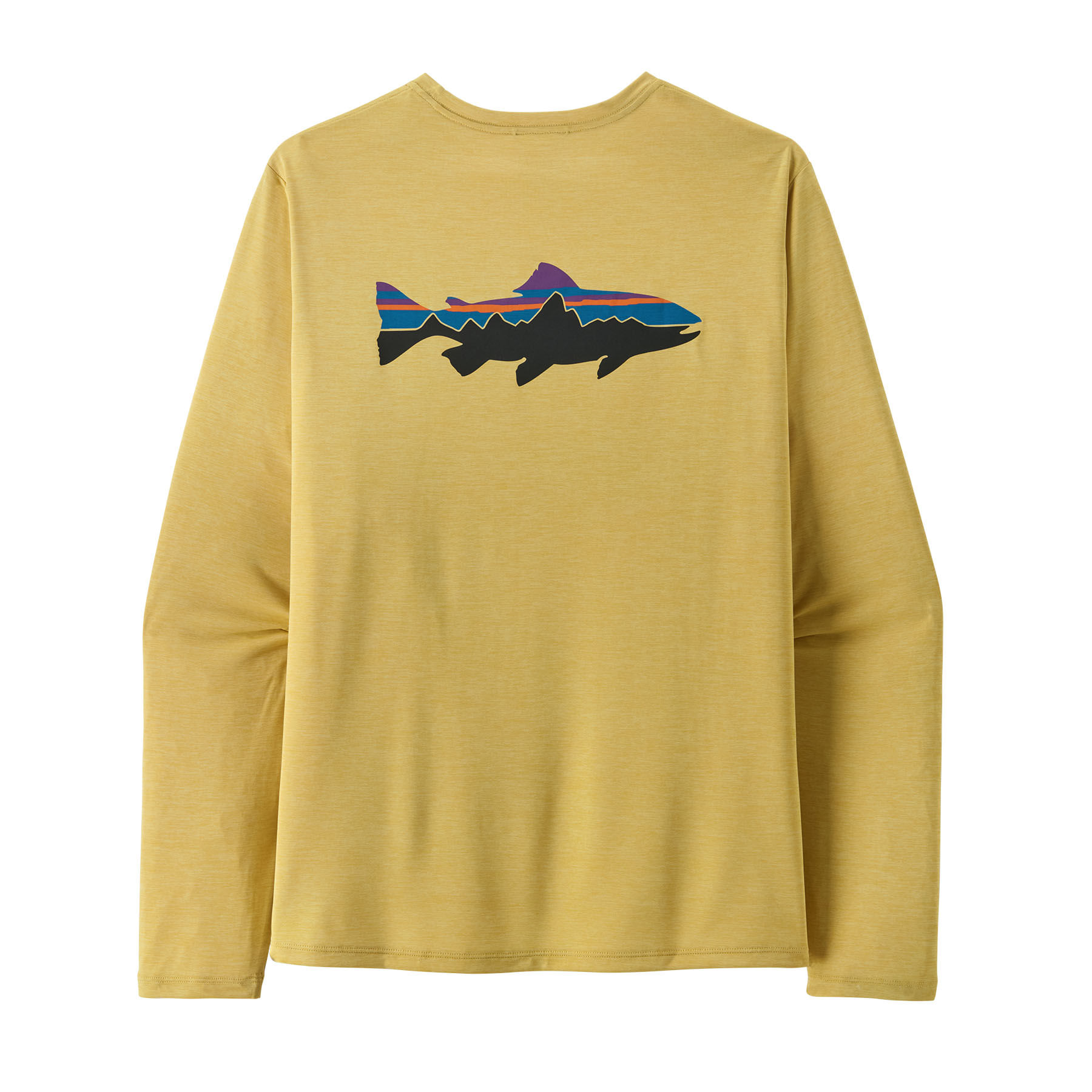 Patagonia-Fitz-Roy-Trout-Cap-Cool-Daily-Long-Sleeve-Shirt---Men-s-Limestone-Yellow---Light-Limestone-Yellow-X-Dye