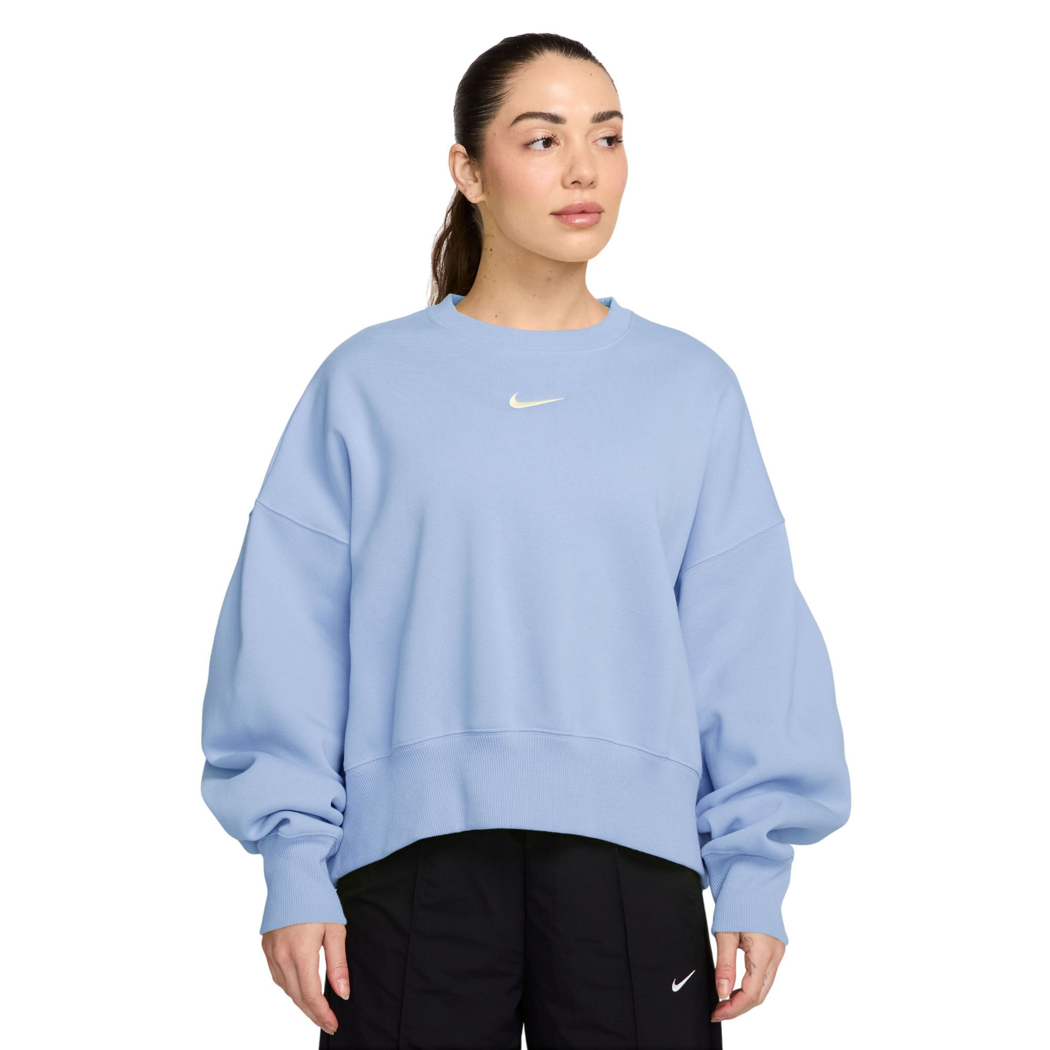 Nike-Sportswear-Phoenix-Fleece-Over-Oversized-Crewneck-Sweatshirt---Women-s-Hydrogen-Blue---Sail