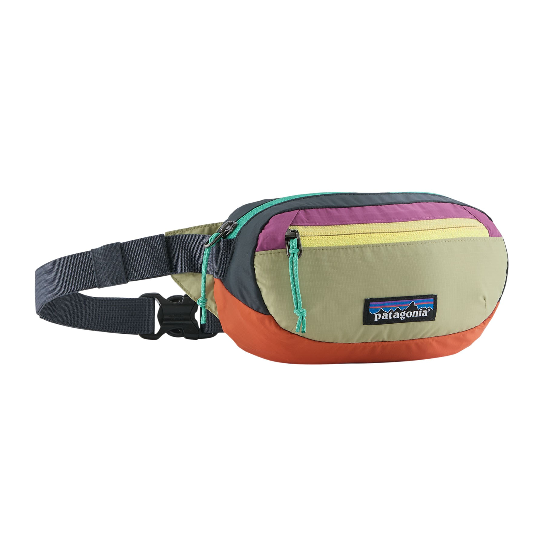 Patagonia-Terravia-Mini-Hip-Pack---1L-Patchwork---Gumtree-Green