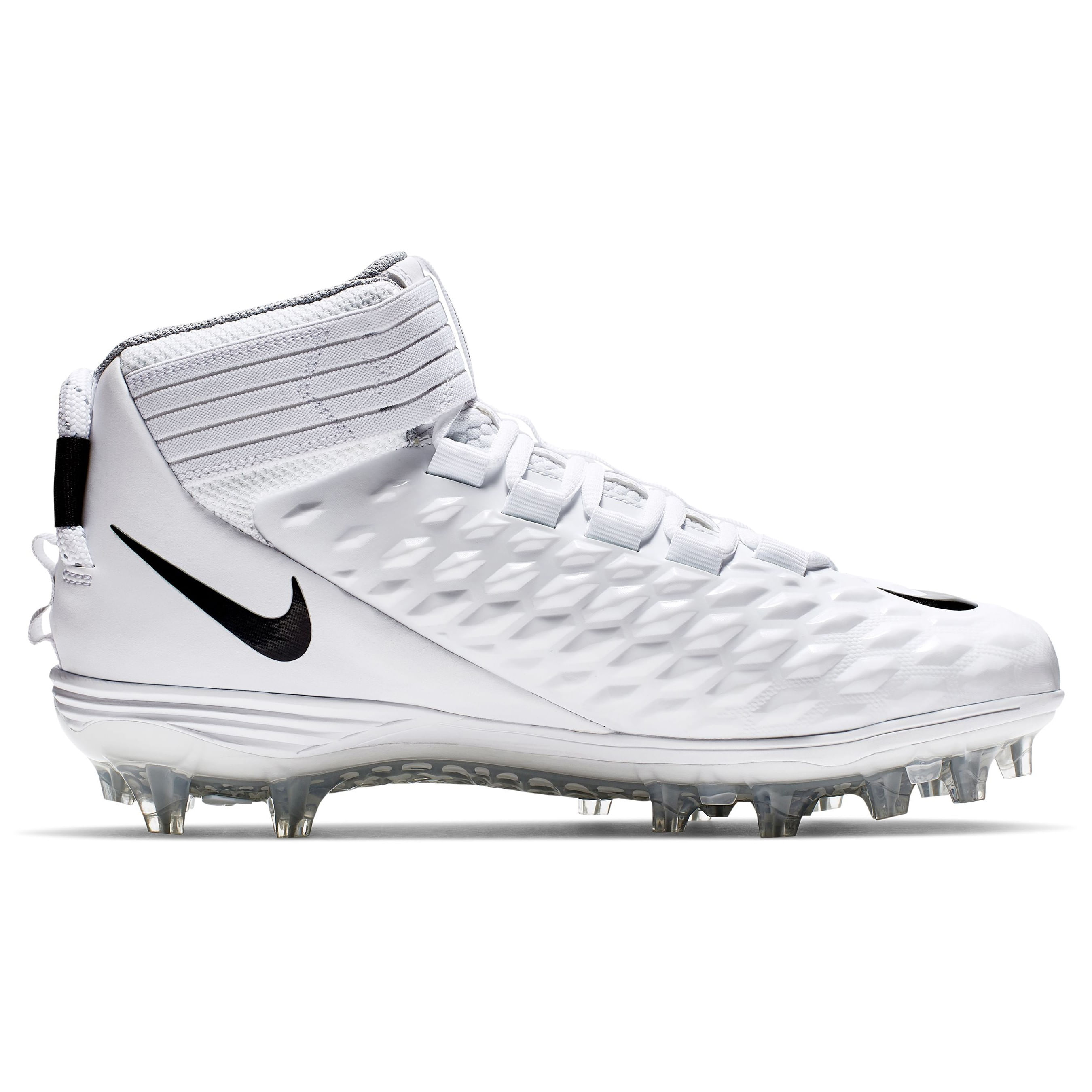 Nike Force Savage Pro 2 Football Cleat - Men's - White / Black Wolf Grey 9.5 Regular