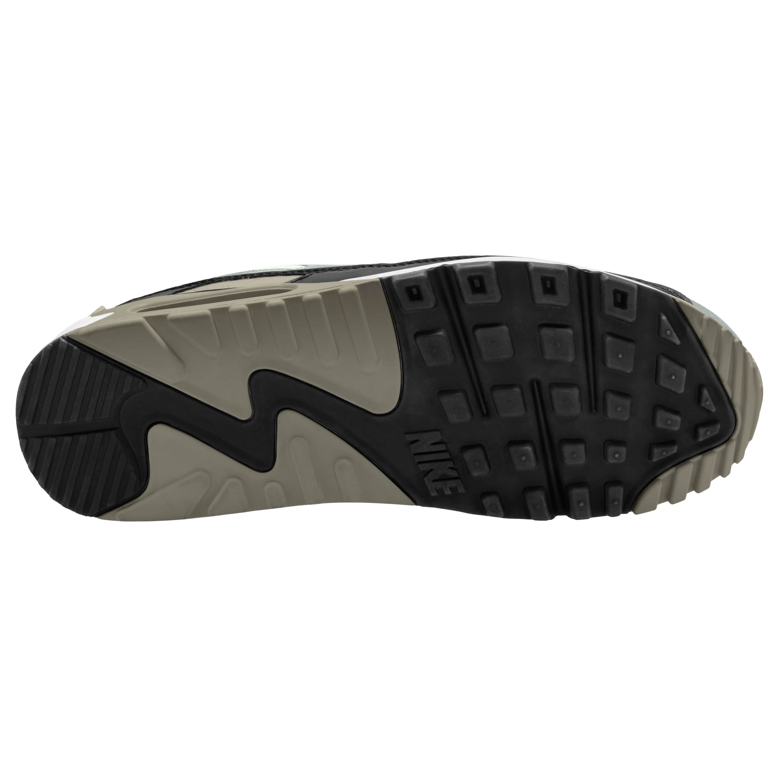 Nike-Air-Max-90-Running-Shoe---Men-s-Summit-White---Silver-Sage-Light-Pumice