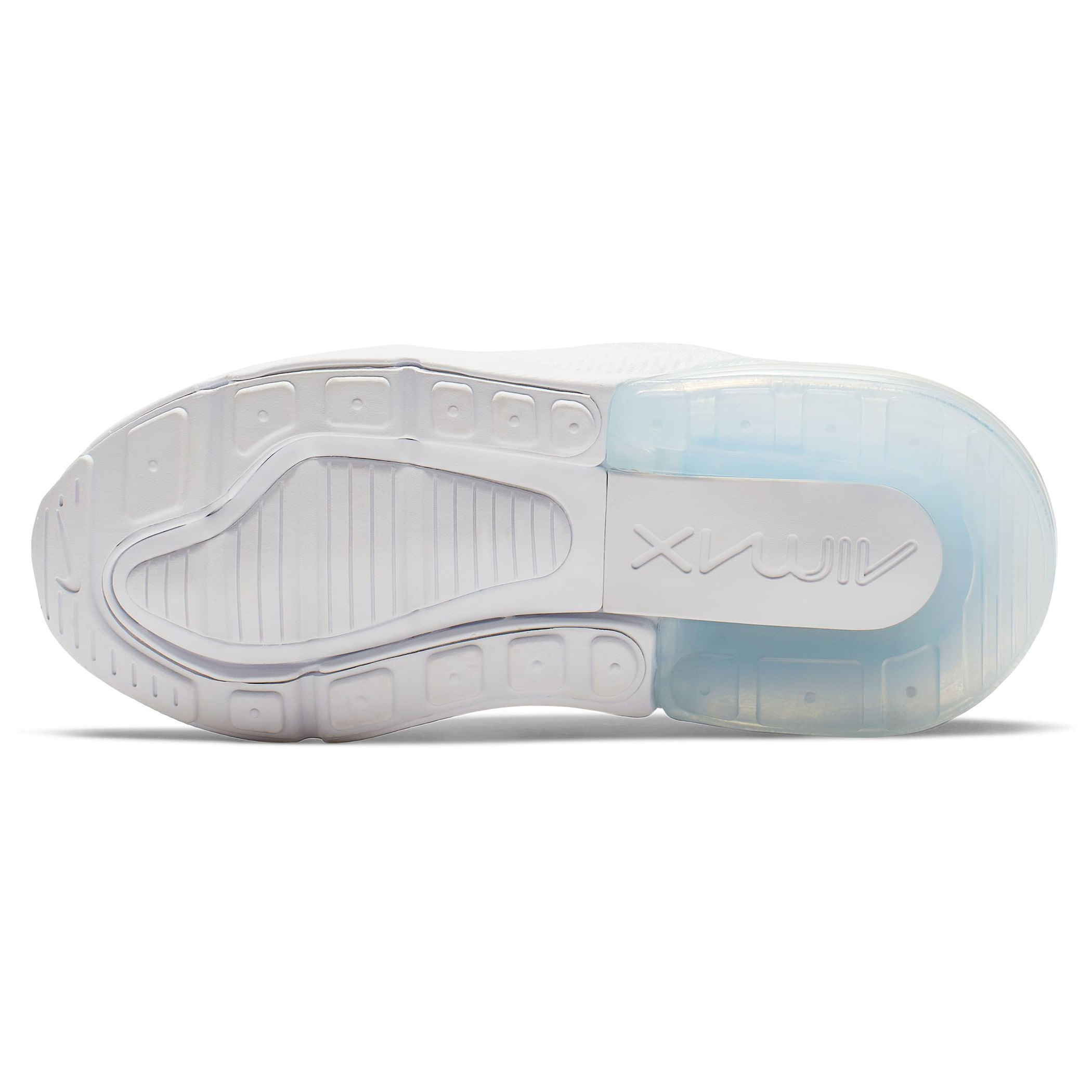 Nike Air Max 270 Shoe - Kids' - White, White Metallic Silver 11C – image 5 of 6