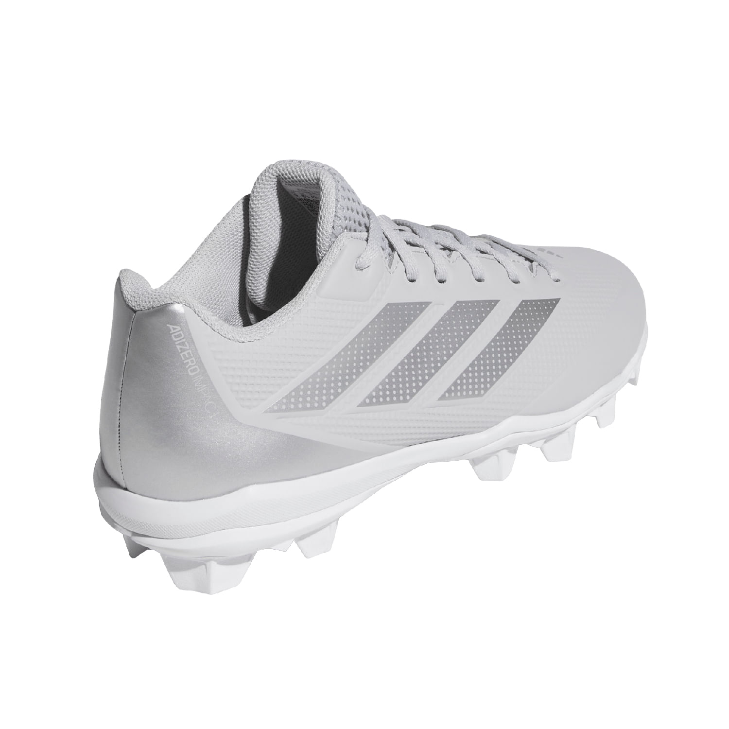 adidas-Adizero-Impact-2.0-Molded-Baseball-Cleat---Men-s-Team-Light-Grey---Silver-Metallic---Footwear-White