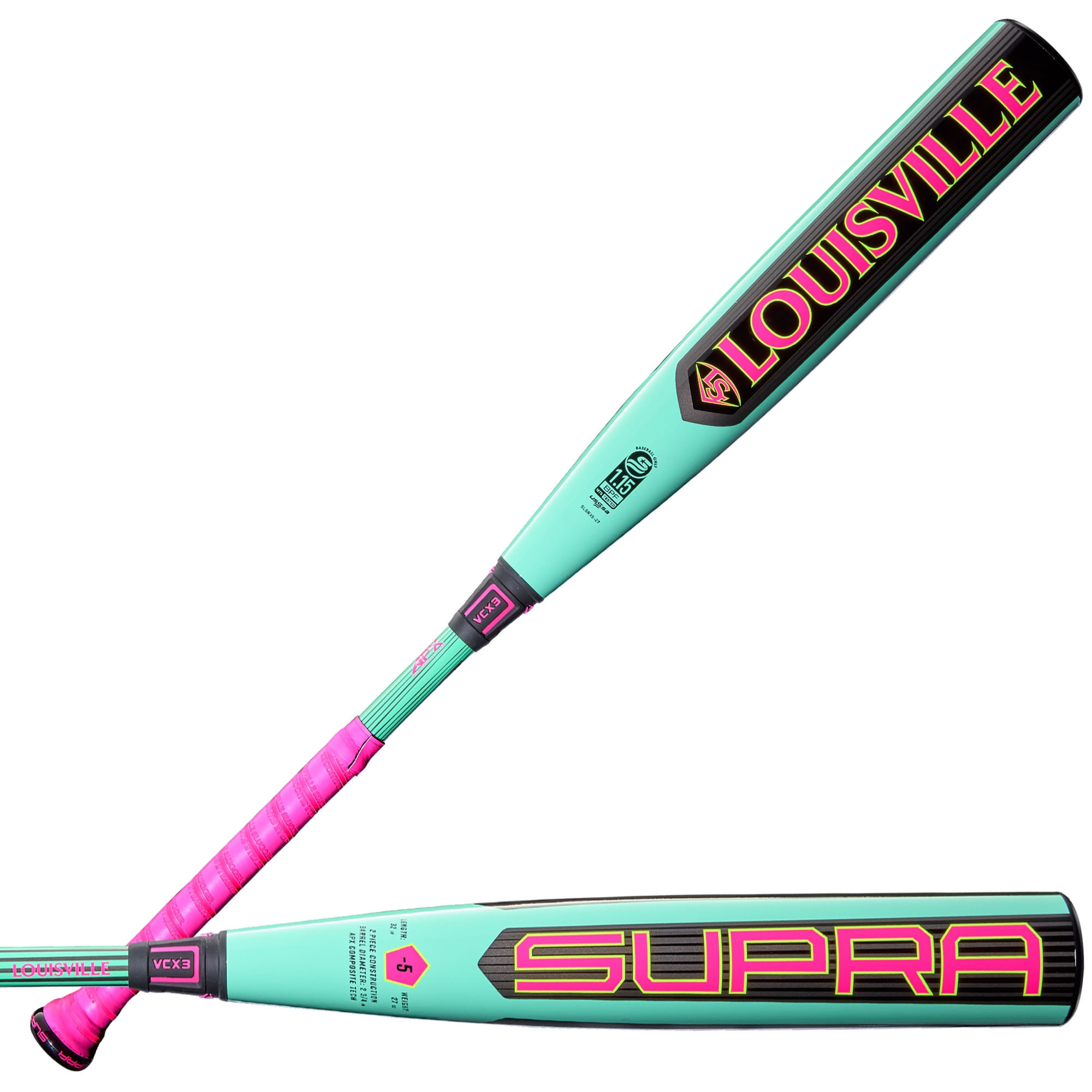 Louisville Slugger Supra USSSA (-5) Baseball Bat 2026 - Als.com