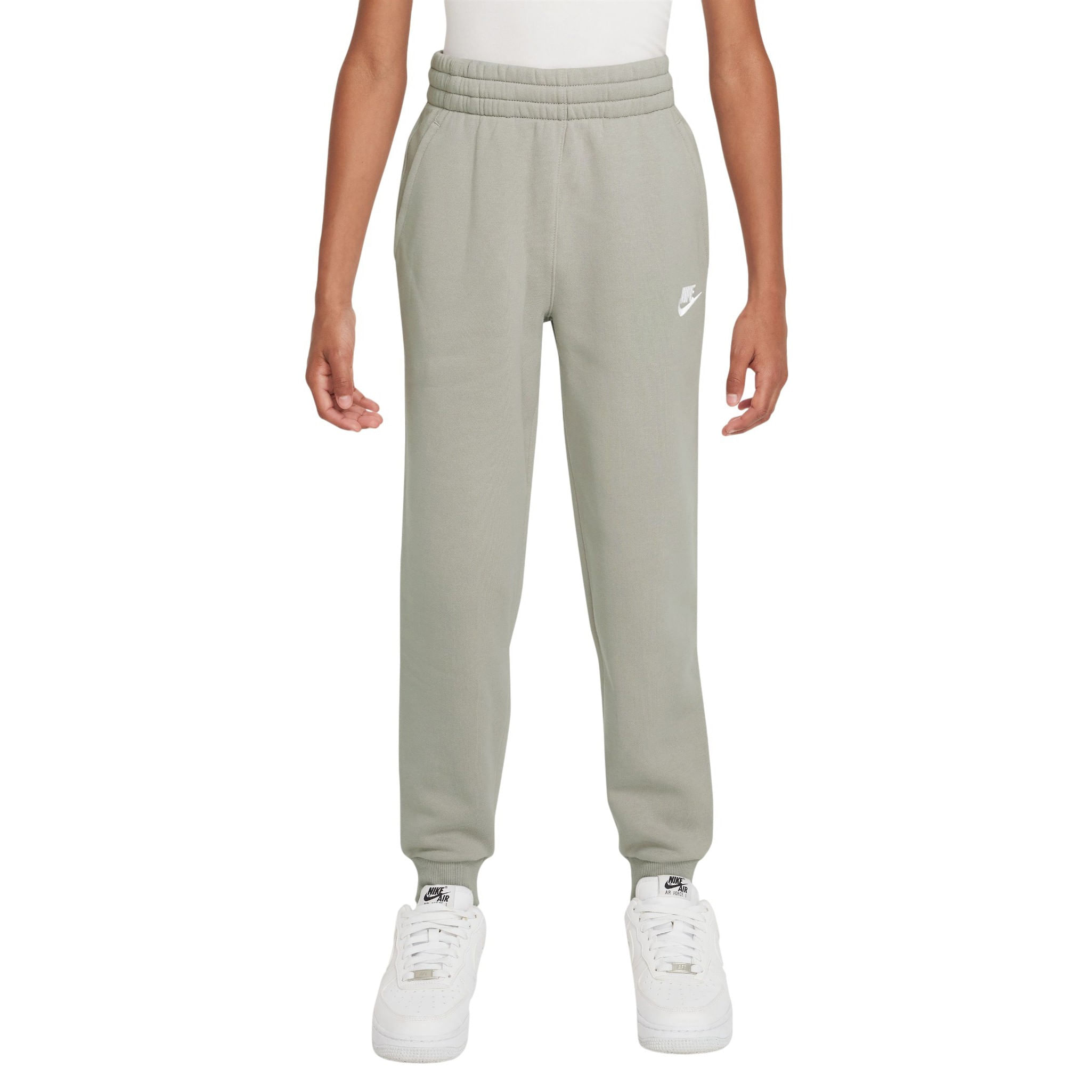 Nike-Sportswear-Club-Fleece-Jogger---Kids--Spruce-Fog---White