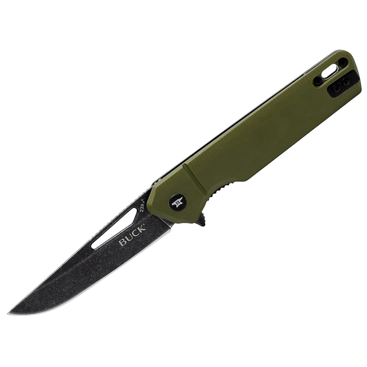Buck-Knives-239-Infusion-Modified-Tanto-Knife-GREEN-HUE
