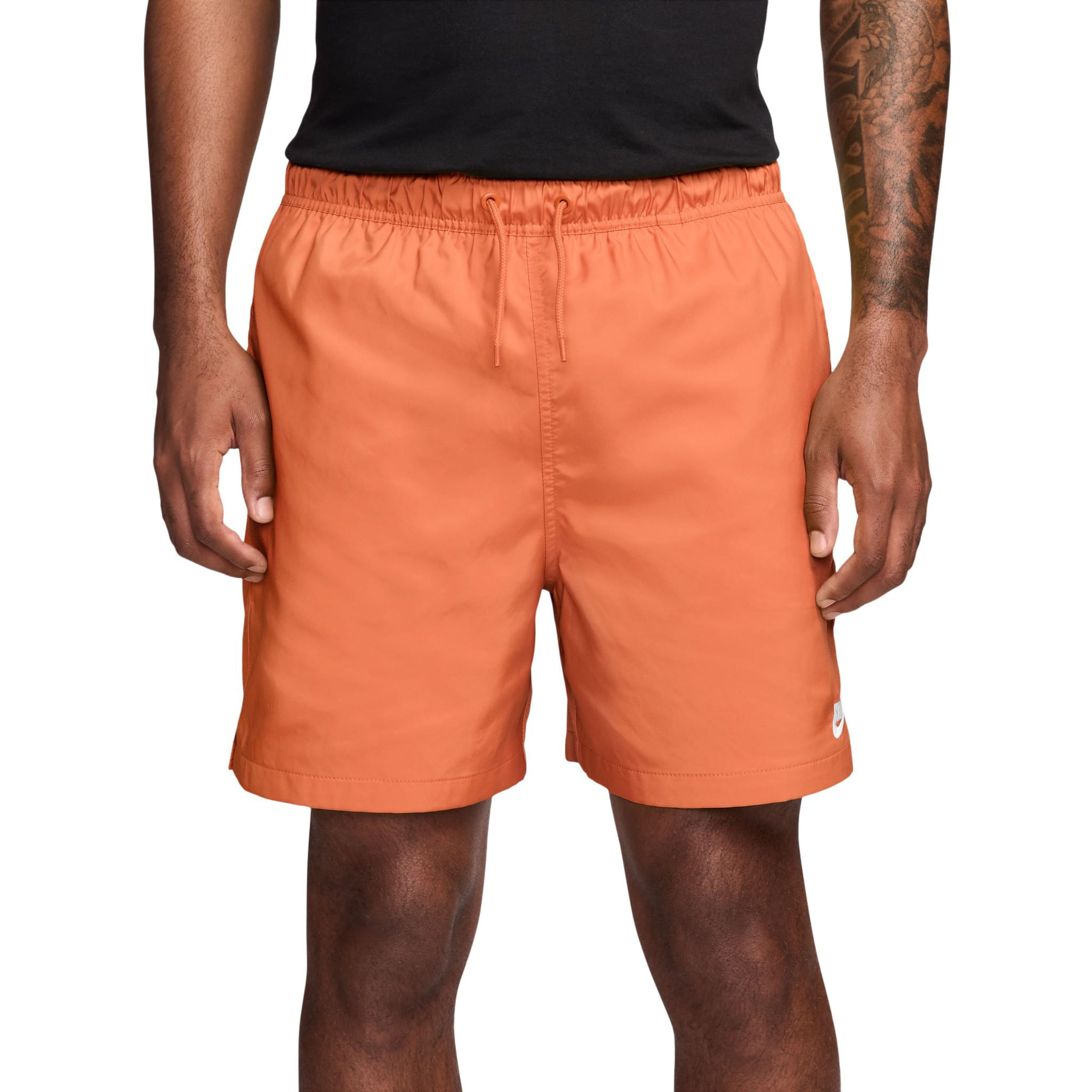 Nike-Club-Woven-Flow-Short---Men-s-Orange-Frost---White