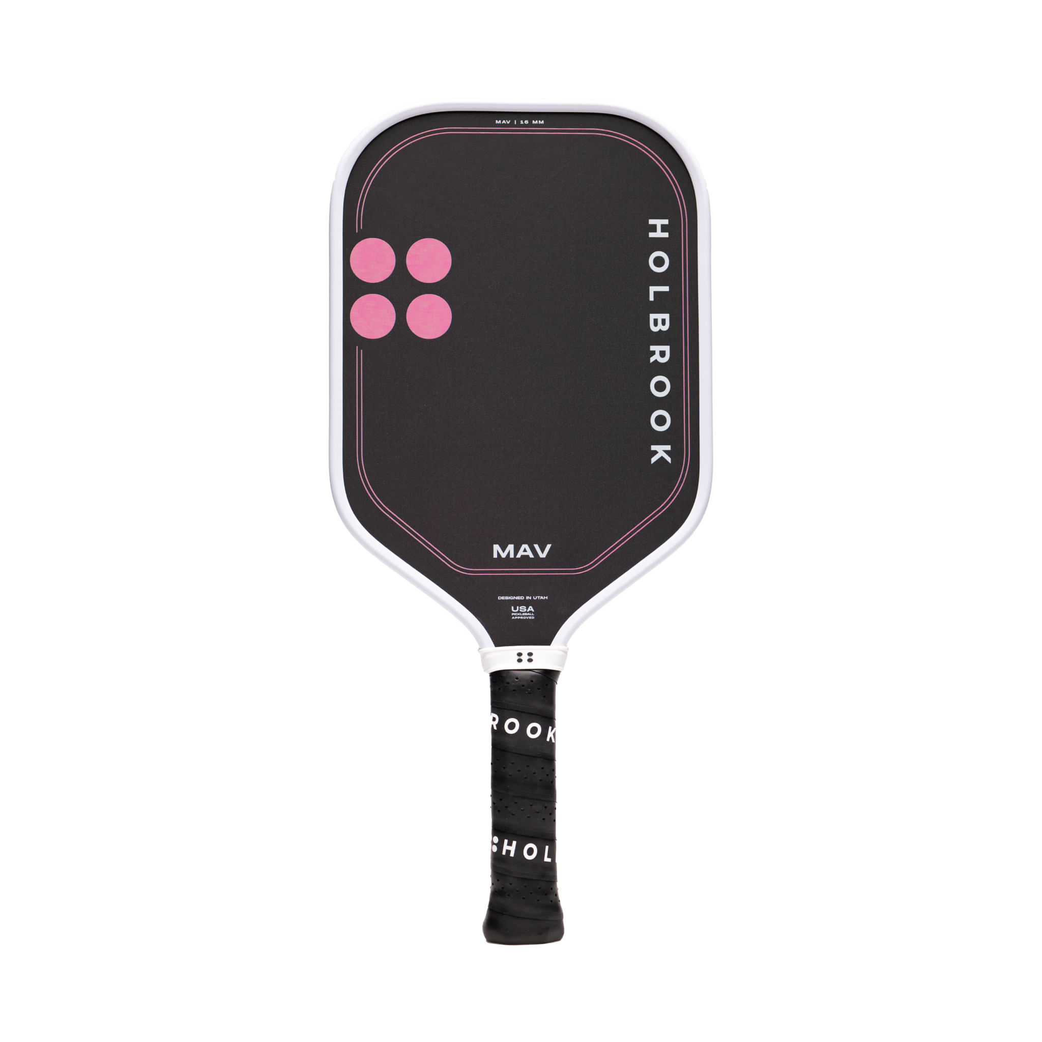 Holbrook-Pickleball-Mav-16mm-Paddle-Black---Pink