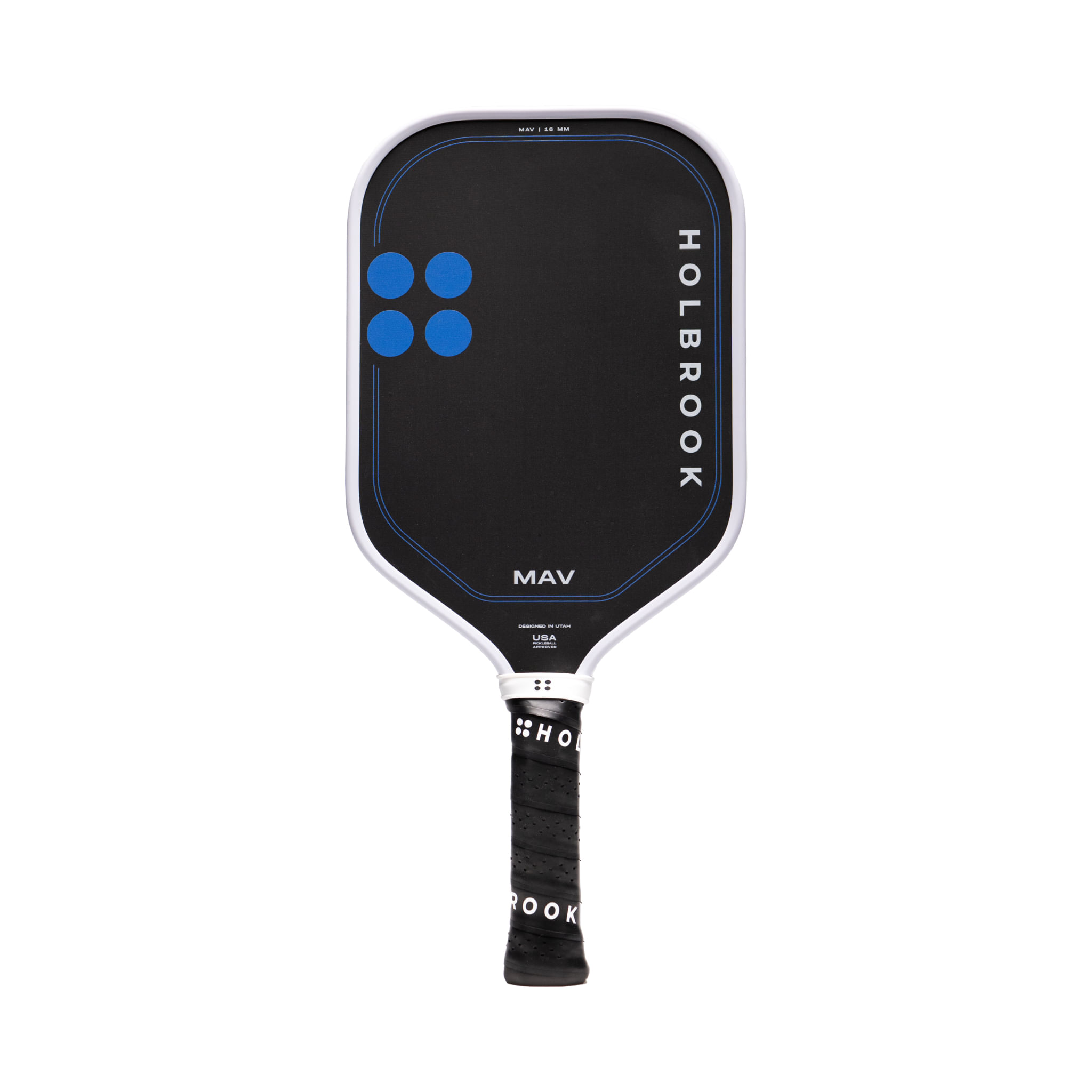 Holbrook-Pickleball-Mav-16mm-Paddle-Black---Blue
