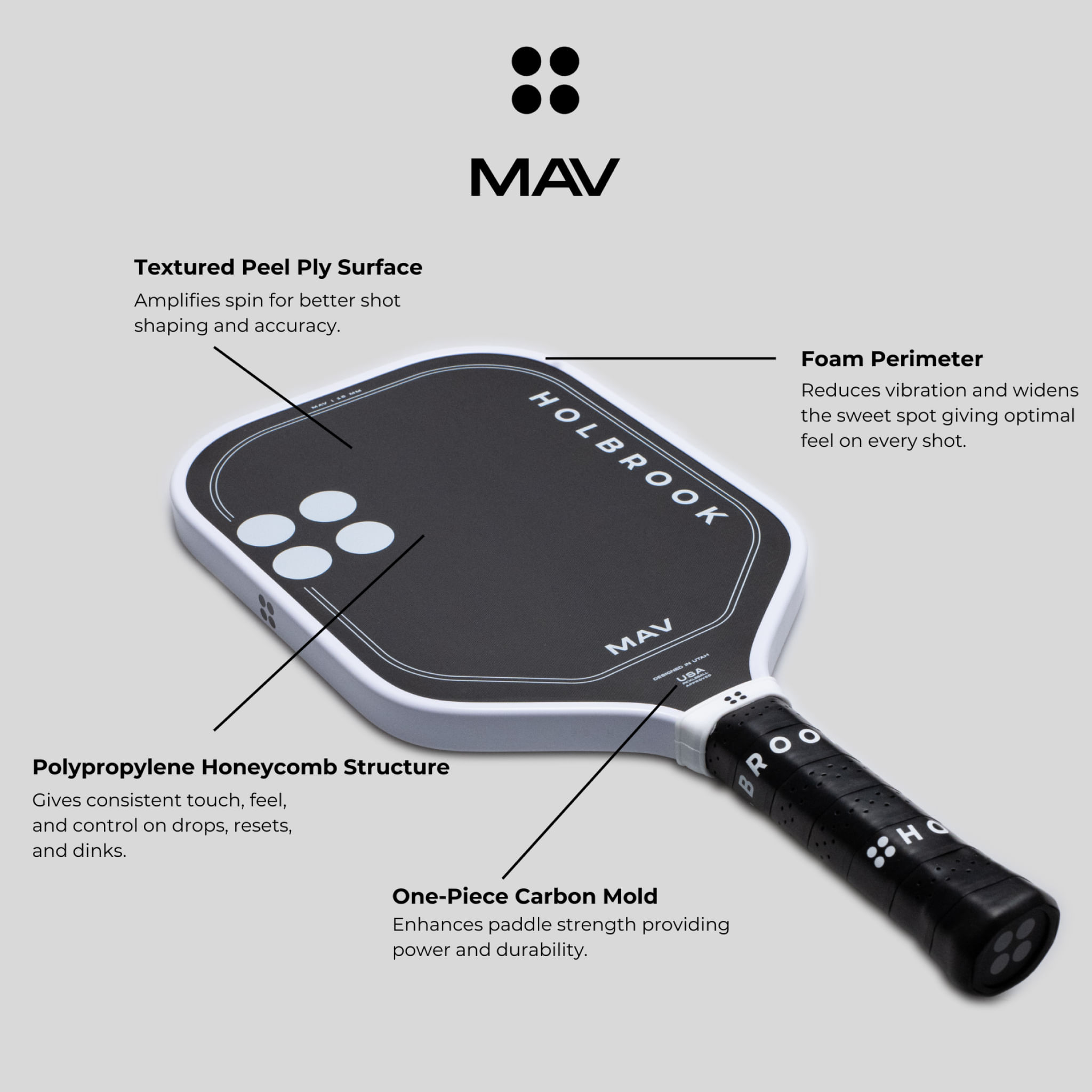 Holbrook-Pickleball-Mav-16mm-Paddle-Black---Blue