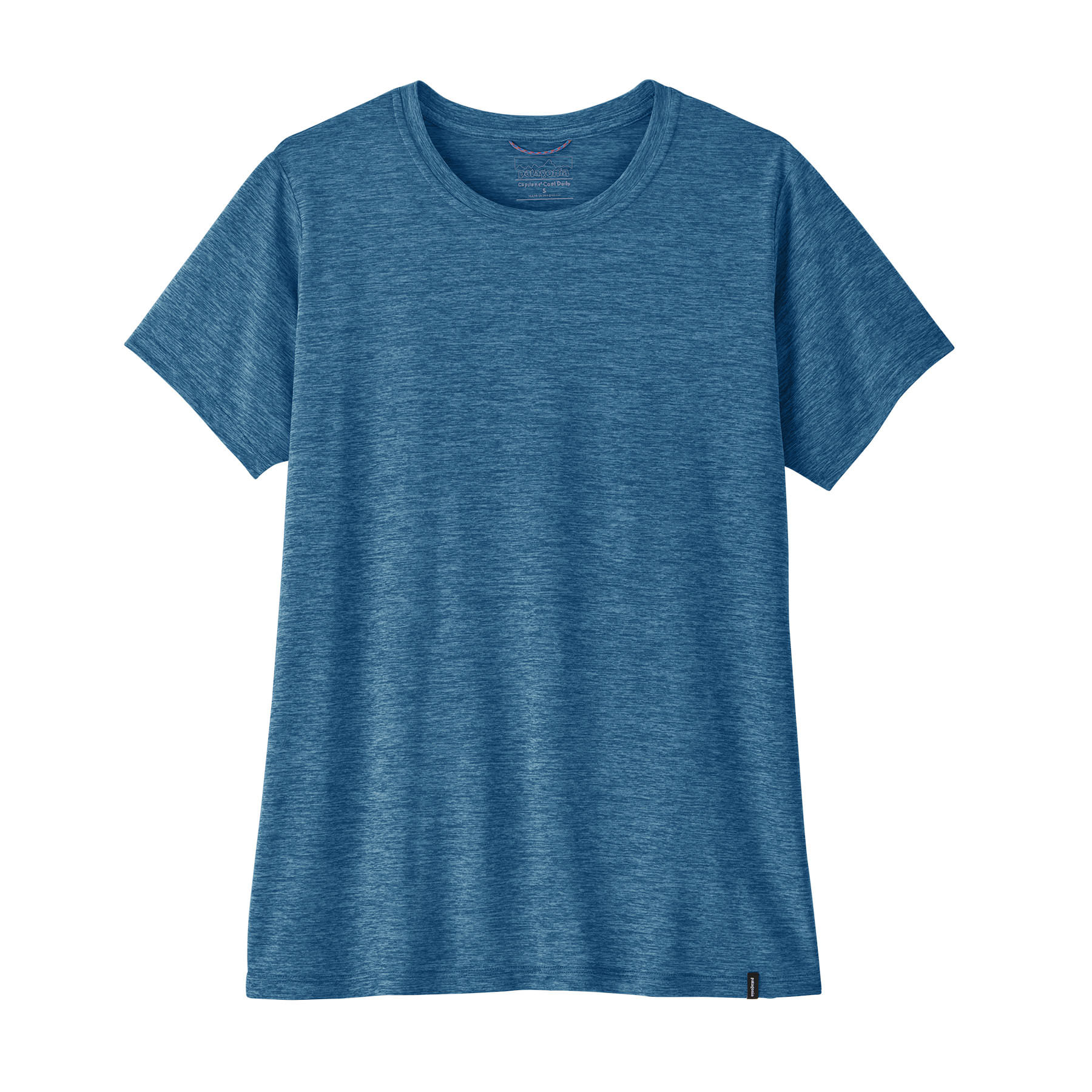 T-shirt Femme Prana - Manches Courtes, Col Zippé, Bleu Marine, Taille XS (UK 6)