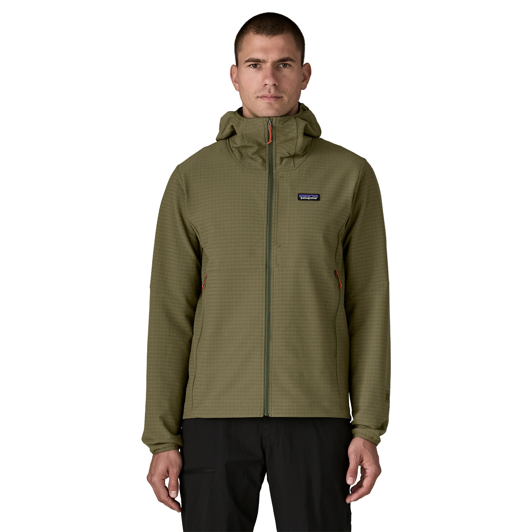Patagonia-R1-TechFace-Fleece-Hoodie---Men-s-Basin-Green